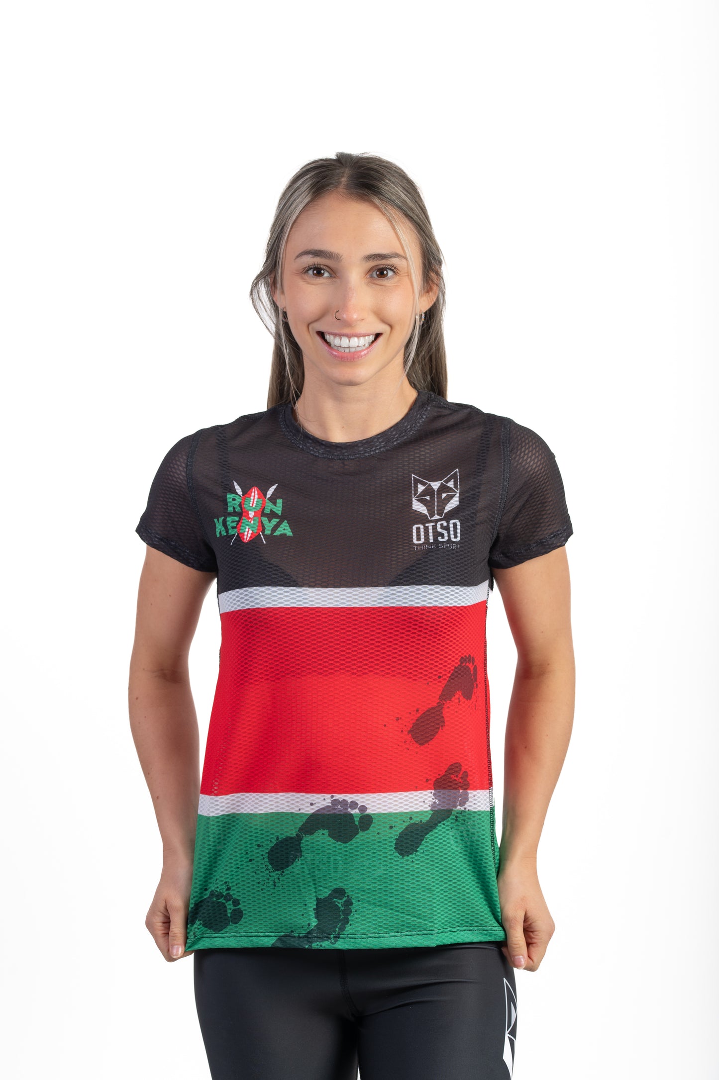 Samarreta màniga curta dona - Run Kenya