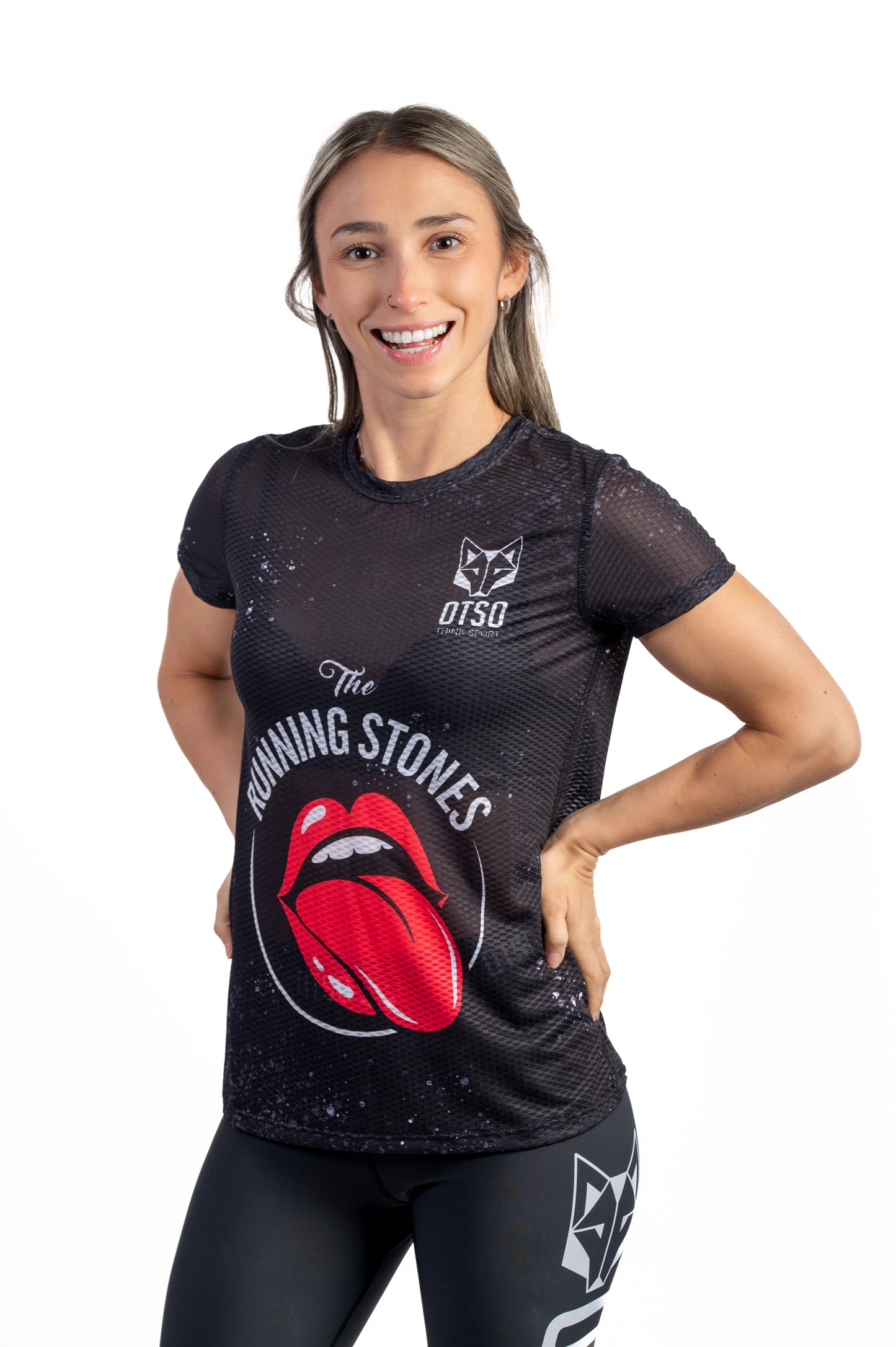 T-shirt manches courtes femme - Running Stones