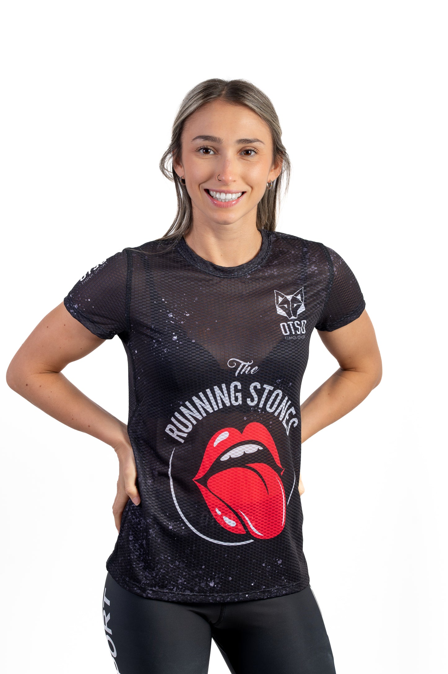 T-shirt manches courtes femme - Running Stones