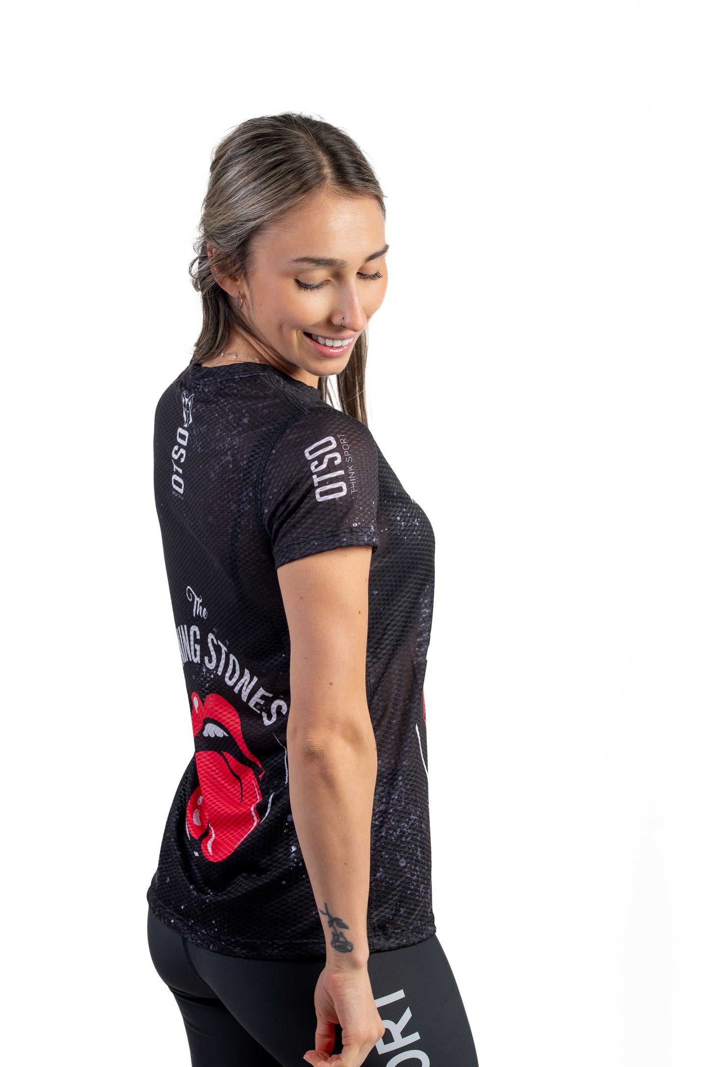 T-shirt manches courtes femme - Running Stones