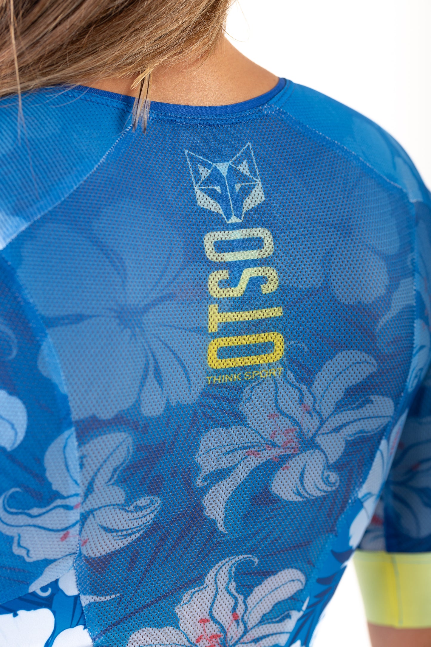 Mono de triatló dona - Nedar Bicicleta Córrer Flor