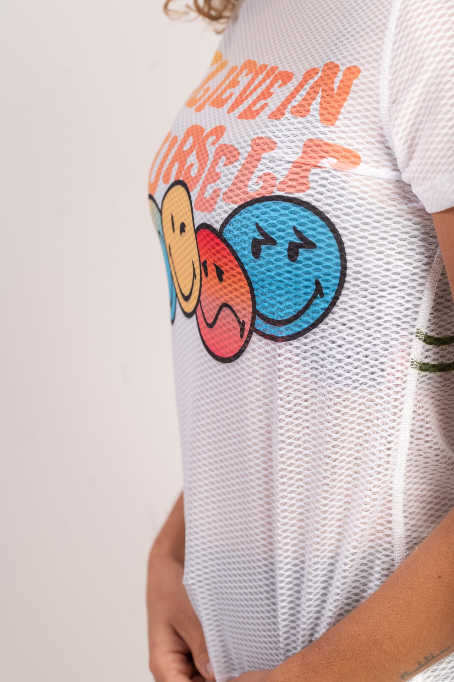 Women's short sleeve t-shirt - S.W.Smiley Believe