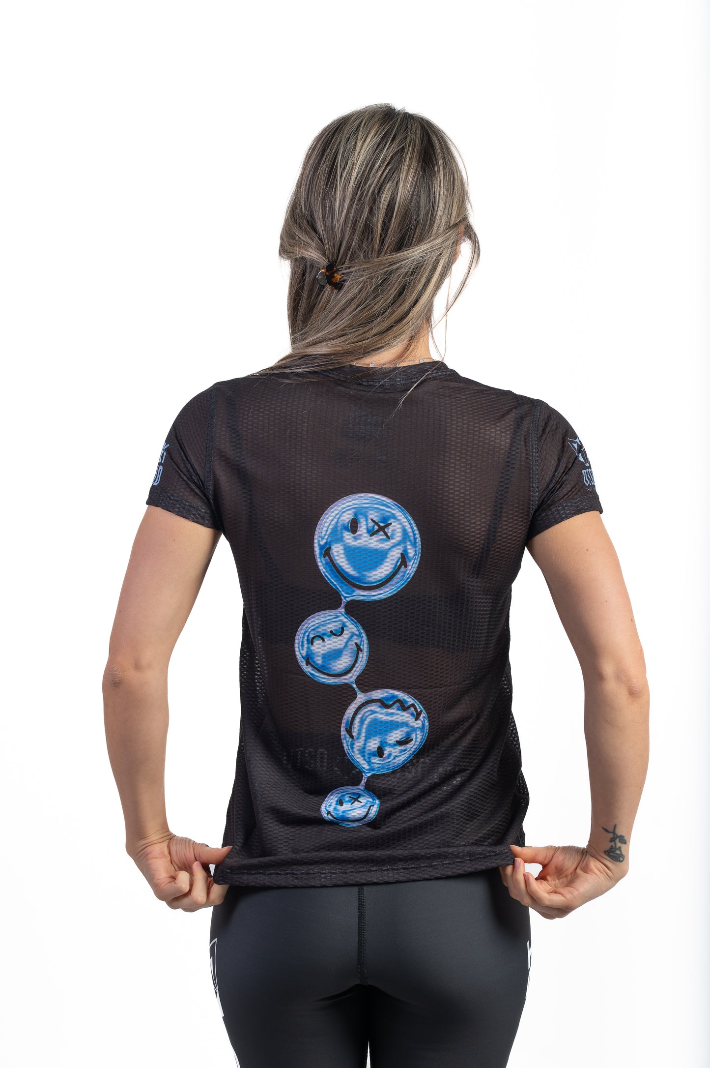 Camiseta de manga curta para mulher - S.W.Smiley Connected