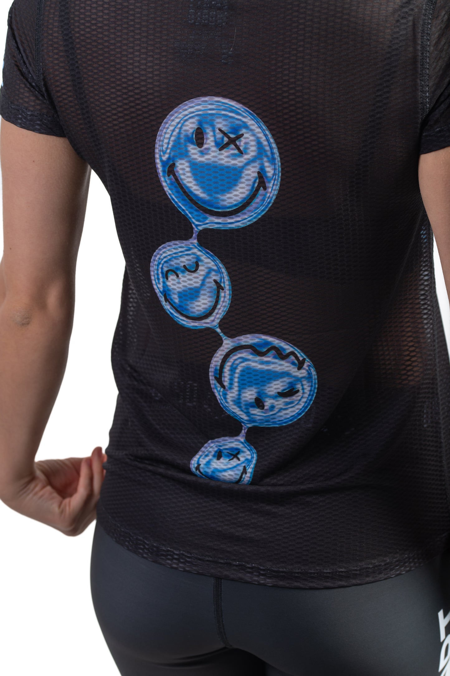 Camiseta de manga curta para mulher - S.W.Smiley Connected