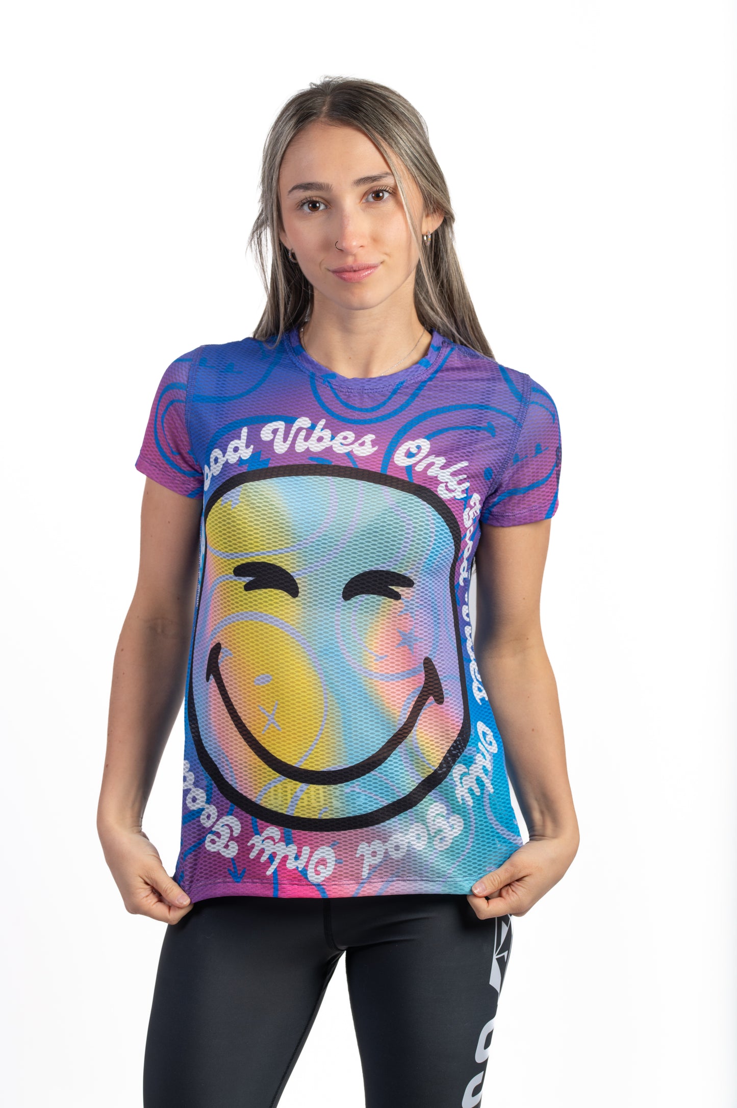 Women's short sleeve t-shirt - S.W.Smiley Vibes