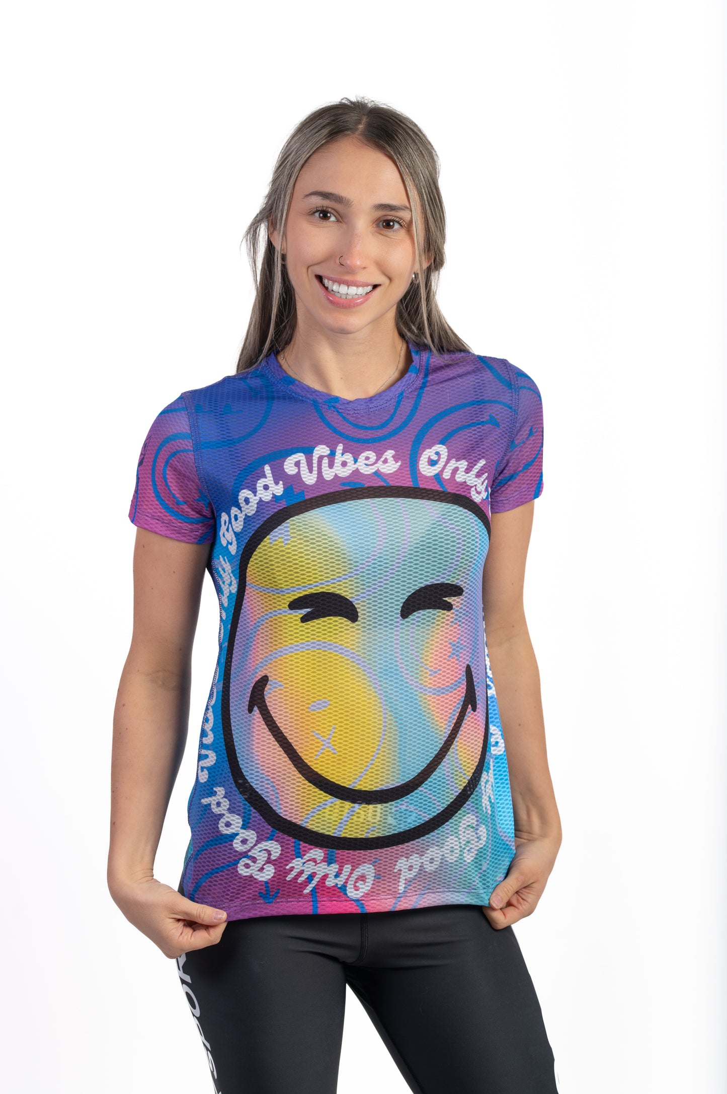 Women's short sleeve t-shirt - S.W.Smiley Vibes