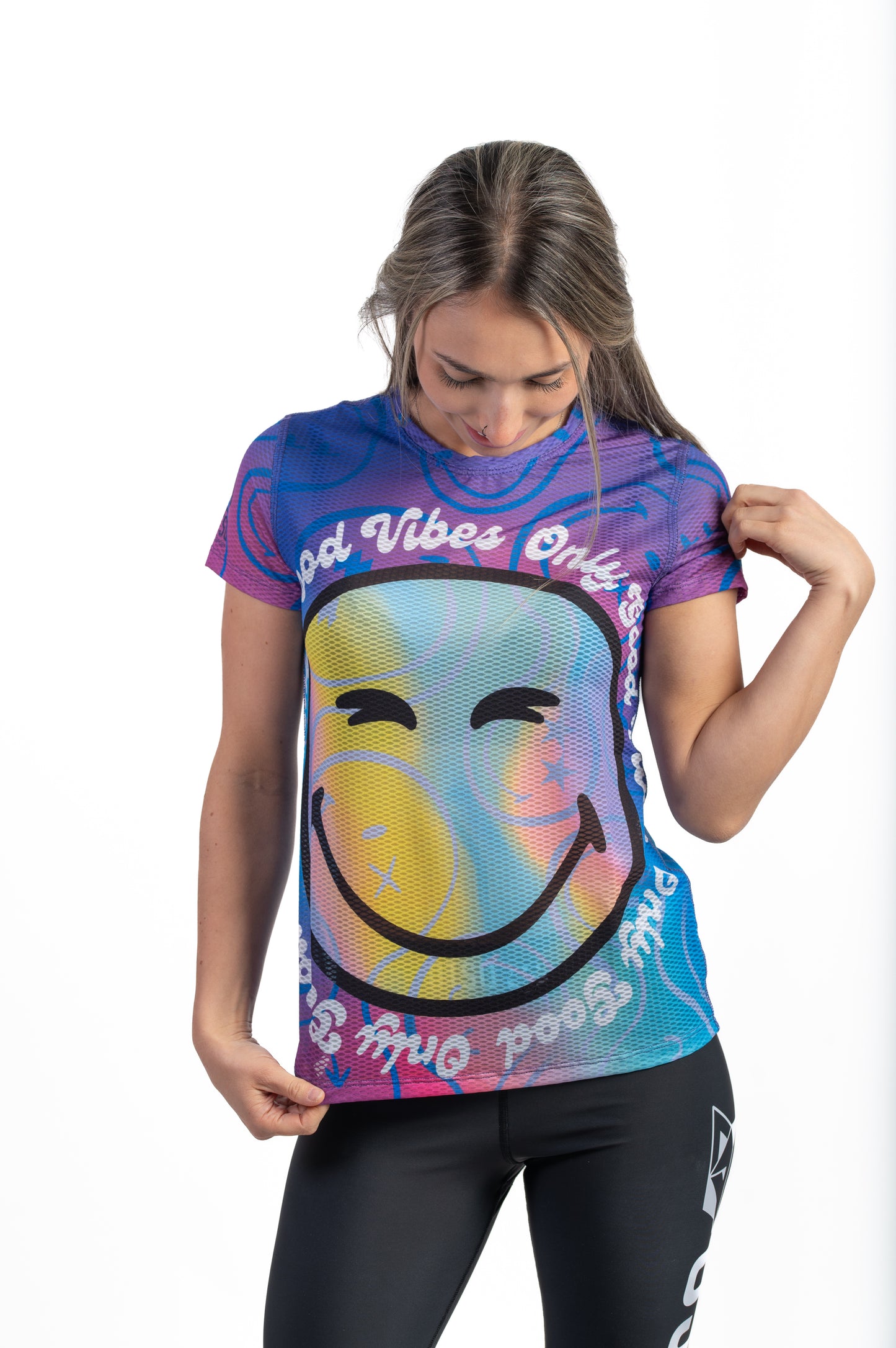 Women's short sleeve t-shirt - S.W.Smiley Vibes