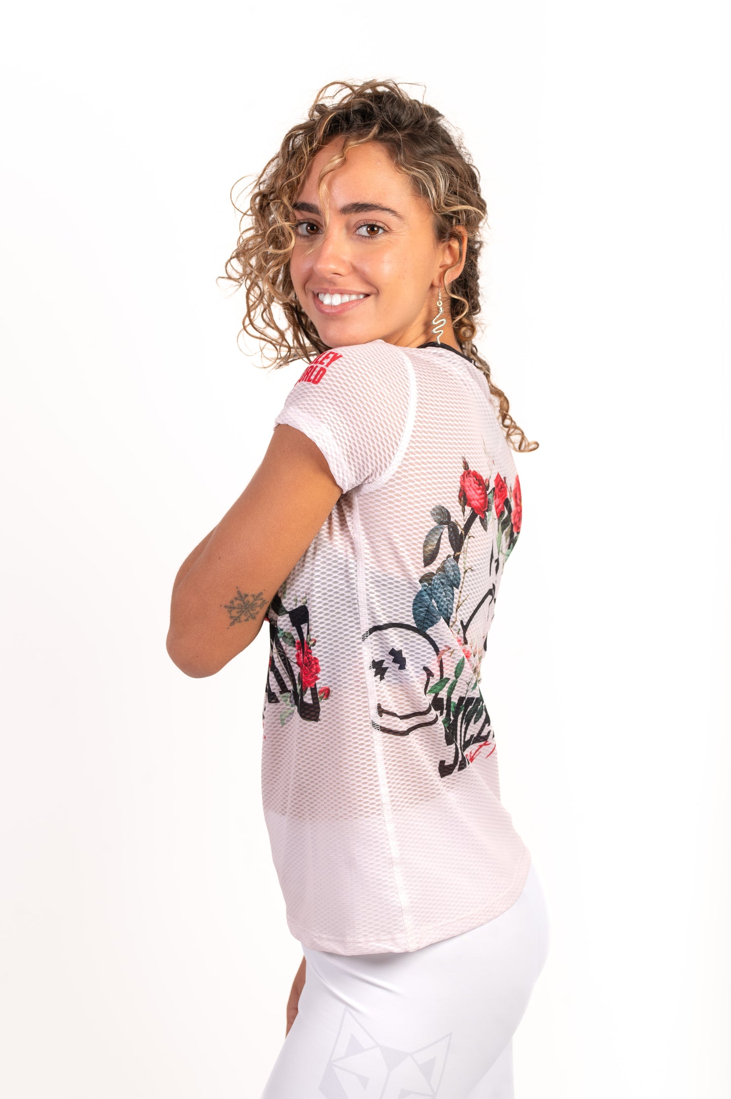Camiseta manga corta mujer - S.W.Smiley Vintage
