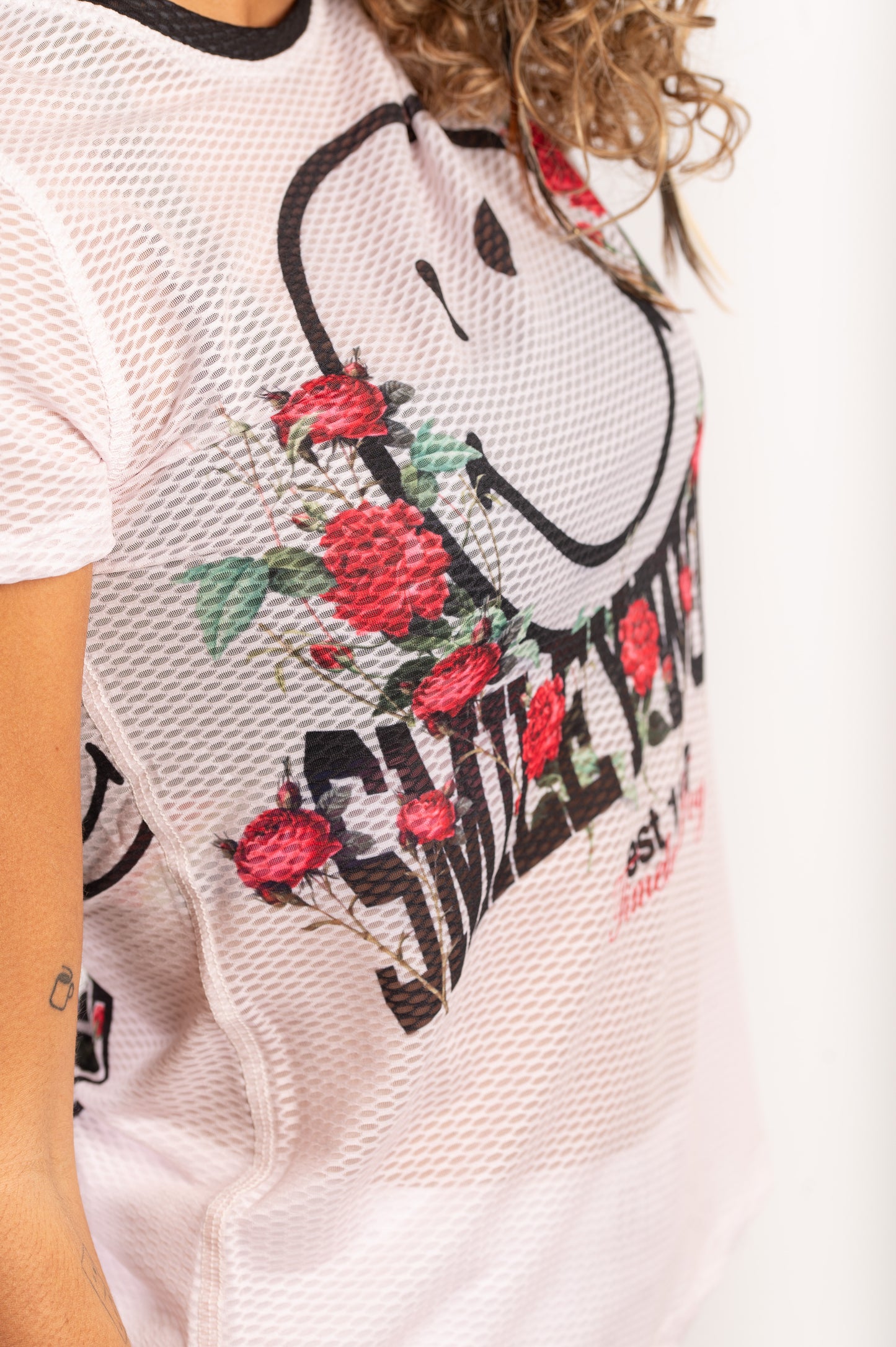 Camiseta manga corta mujer - S.W.Smiley Vintage