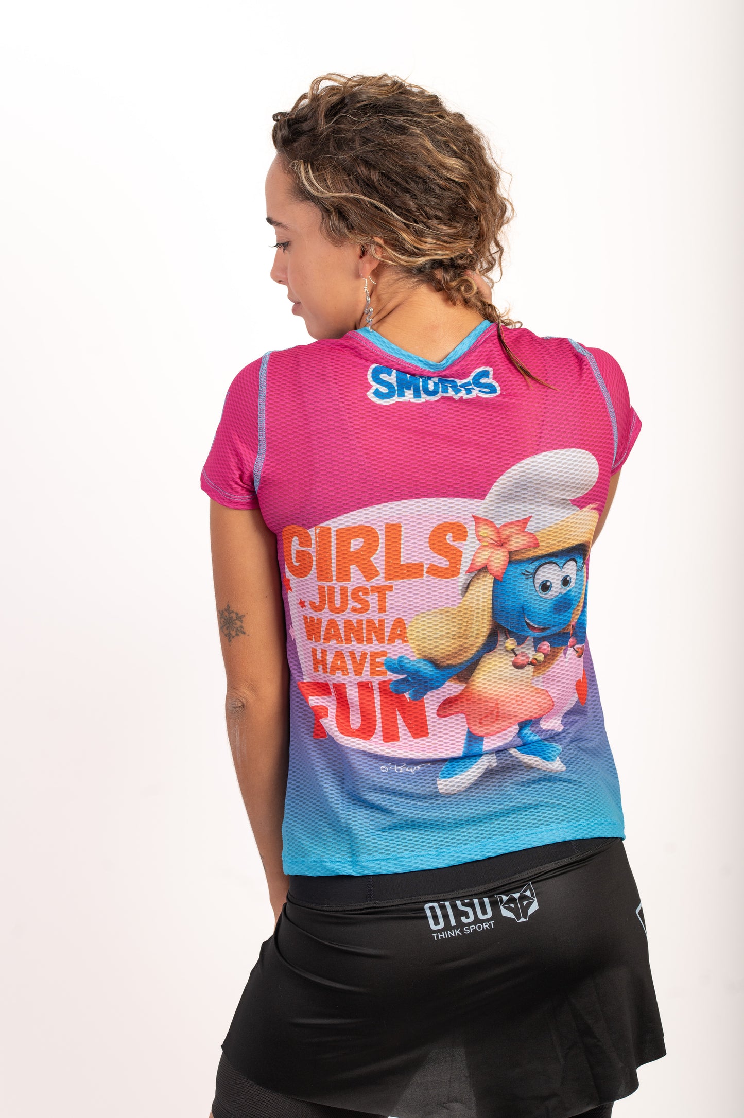 Short Sleeve T-Shirt Women - Smurf Have Fun