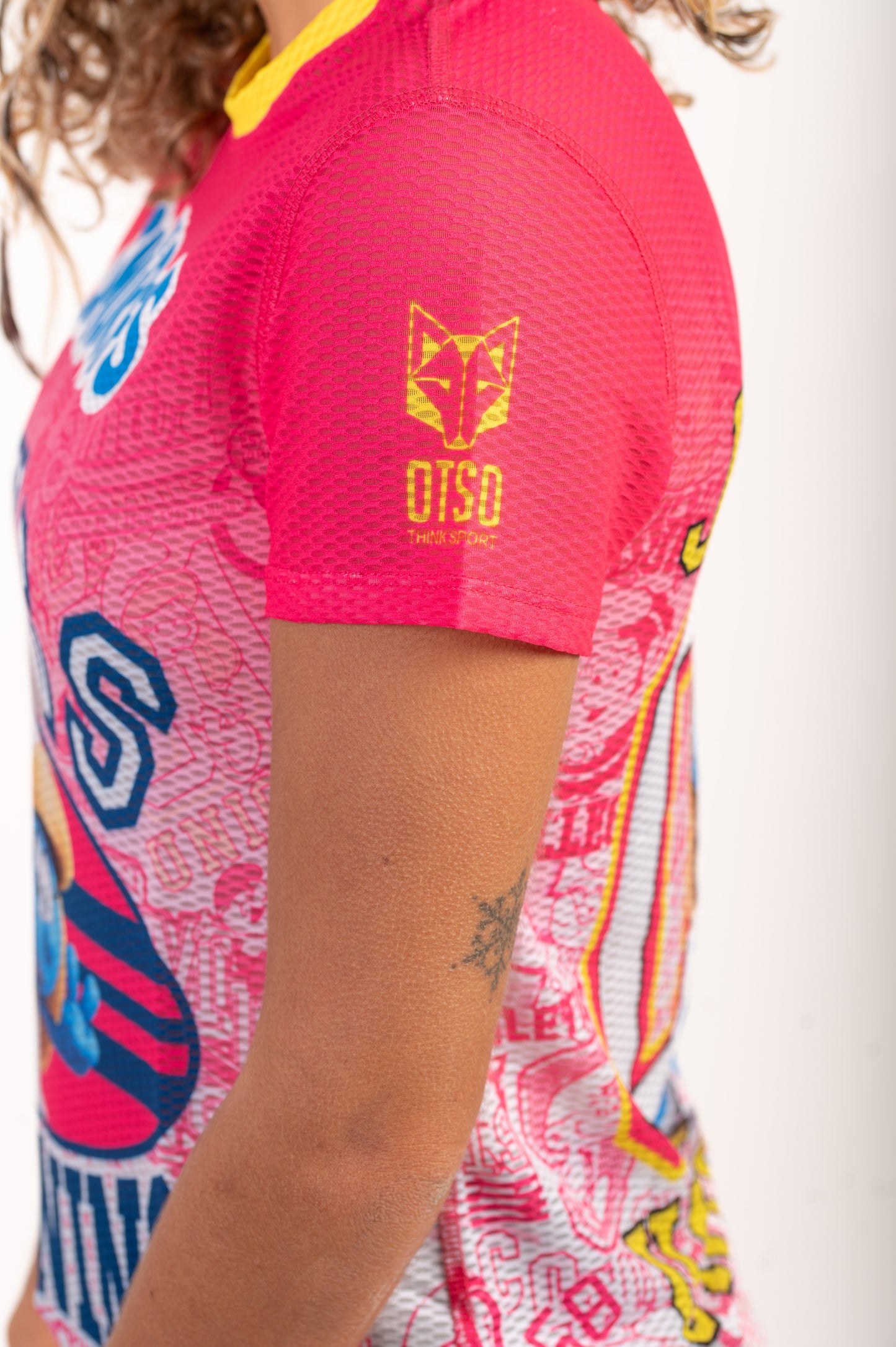 Camiseta manga corta mujer - Smurfs Hugs