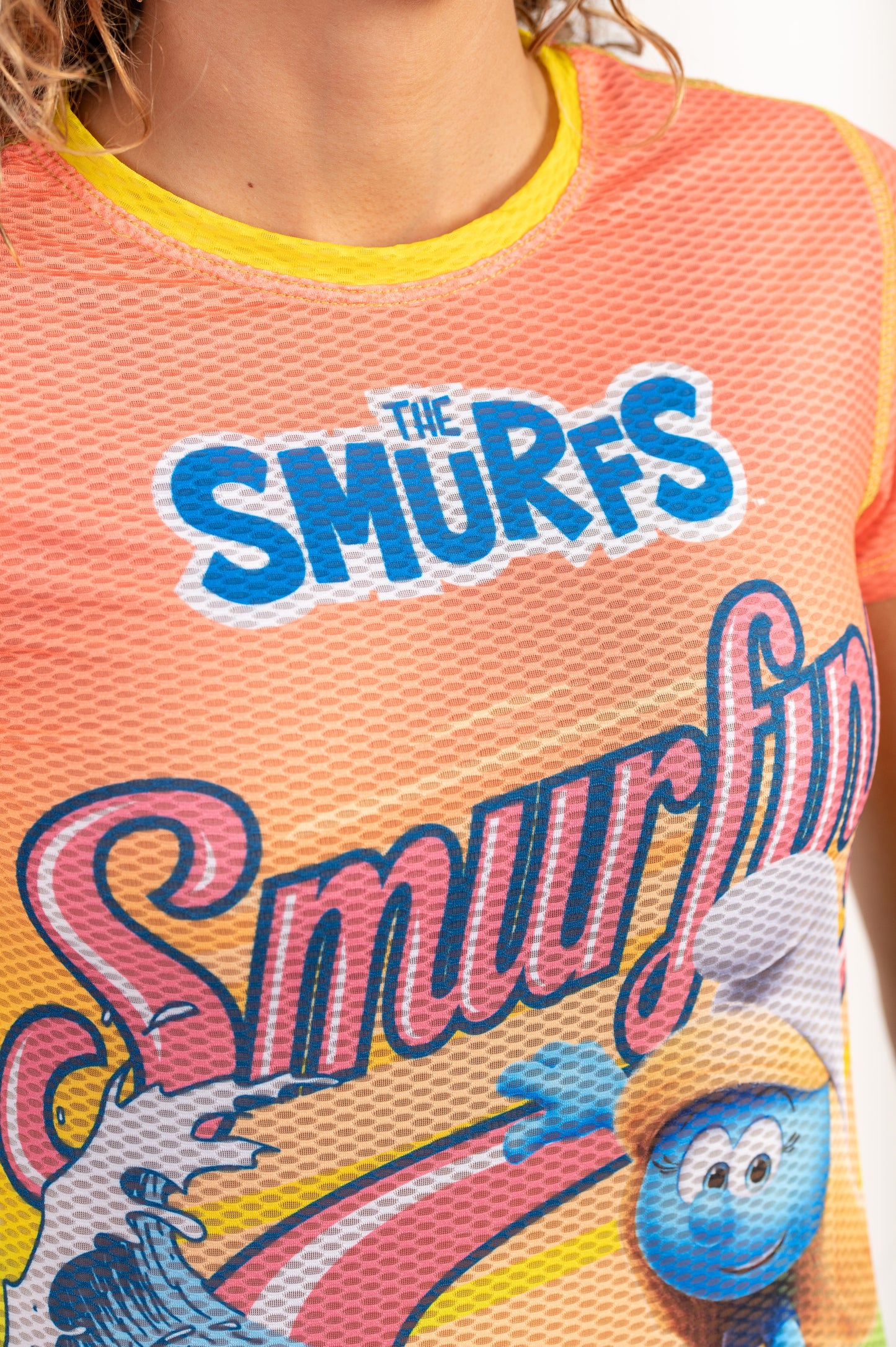 Short sleeve t-shirt women - Smurf Smurfing