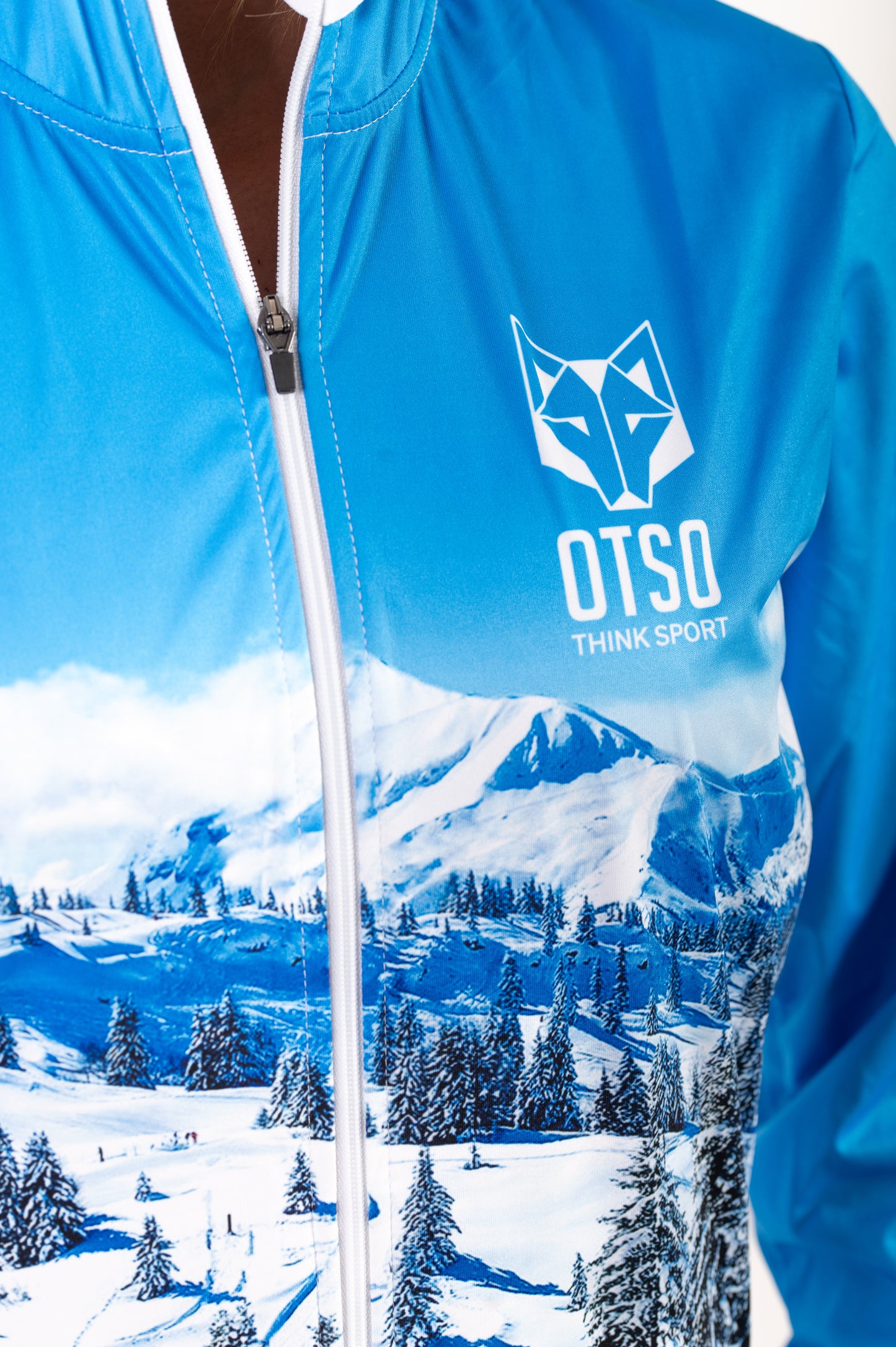 Unisex Running Jacket - Snow Forest