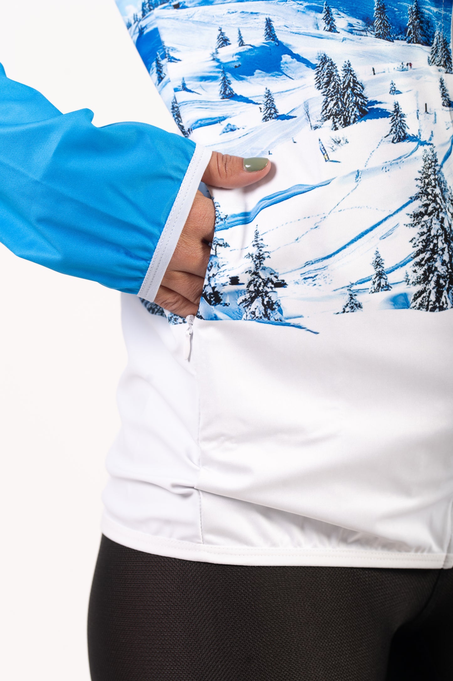 Unisex Running Jacket - Snow Forest