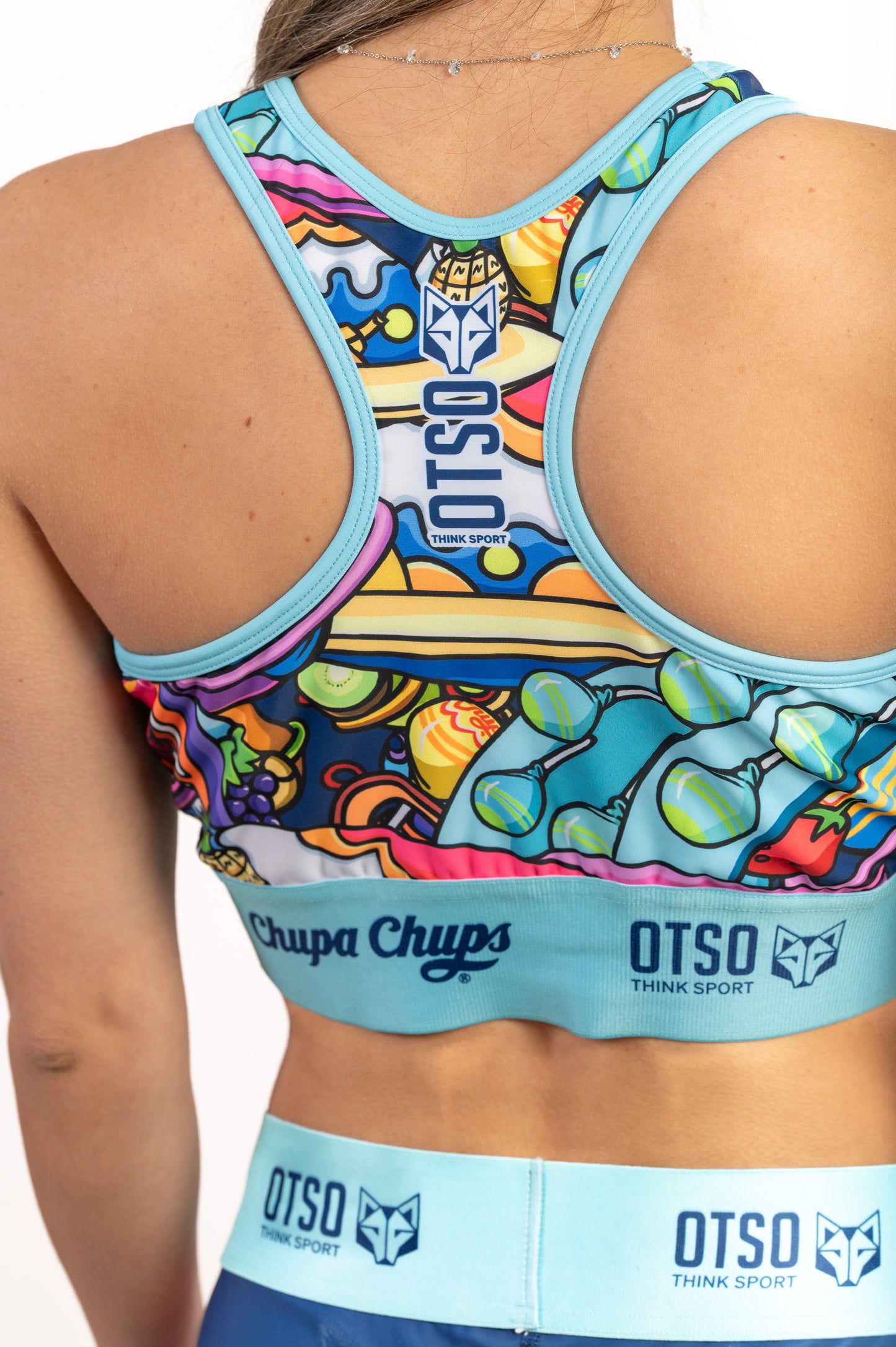 Blusa esportiva feminina Chupa Chups Space