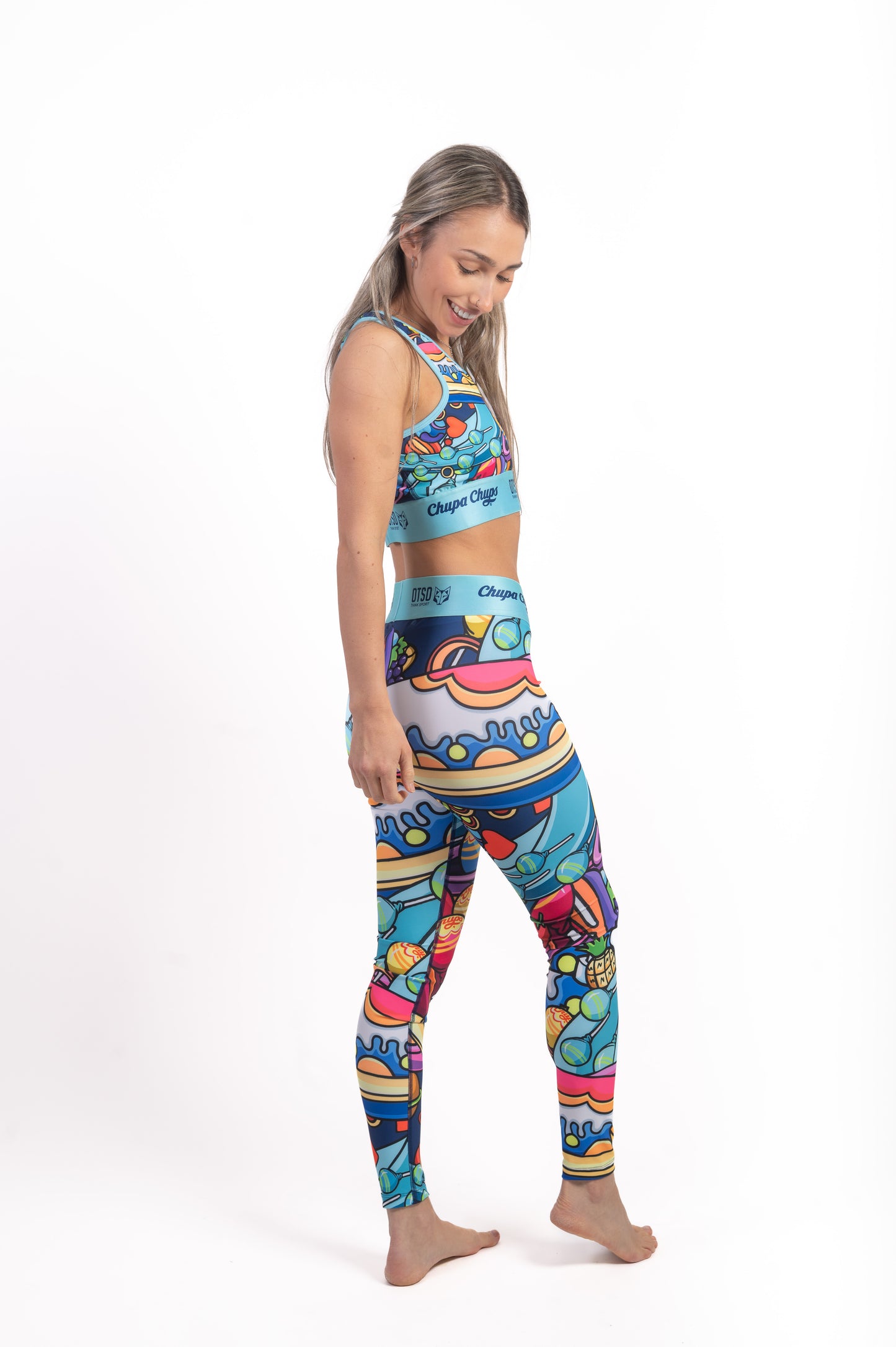 Blusa esportiva feminina Chupa Chups Space