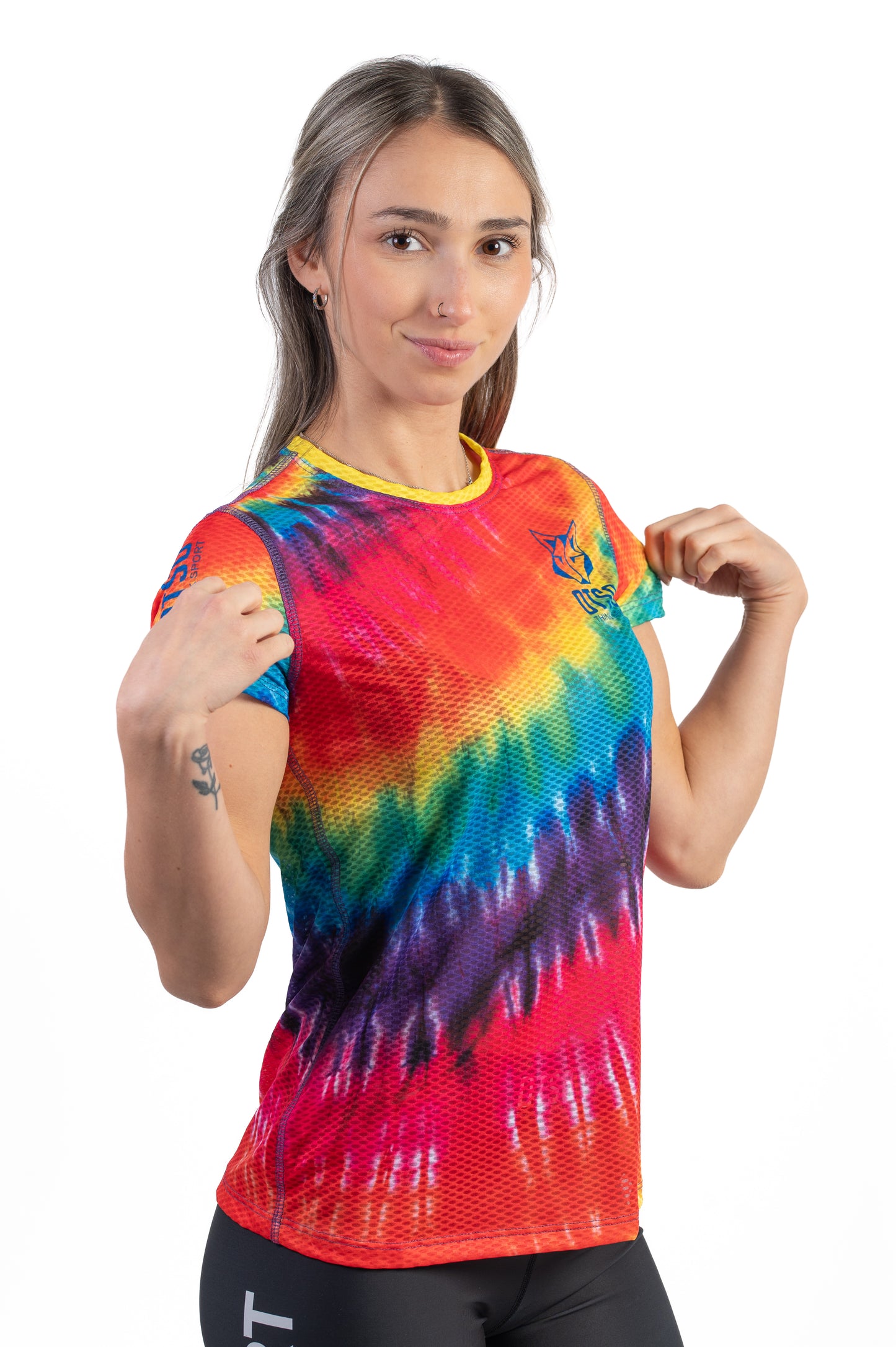 Camiseta manga corta mujer - Tie Dye