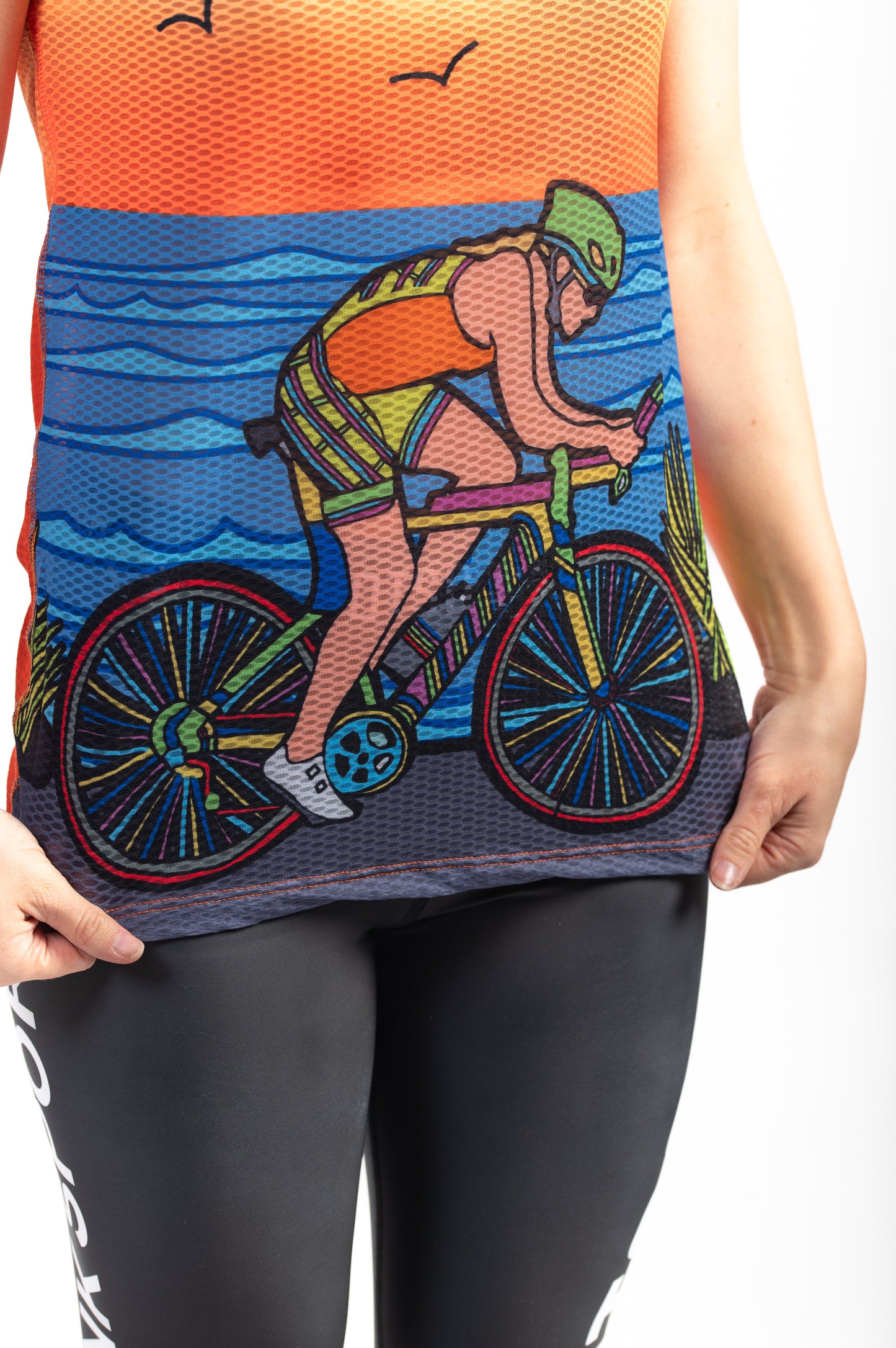 Camiseta manga corta mujer - Time to Tri Bike