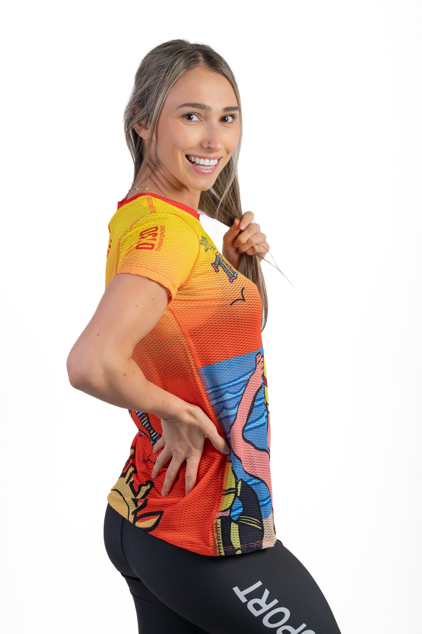 Camiseta manga corta mujer - Time to Tri Swim