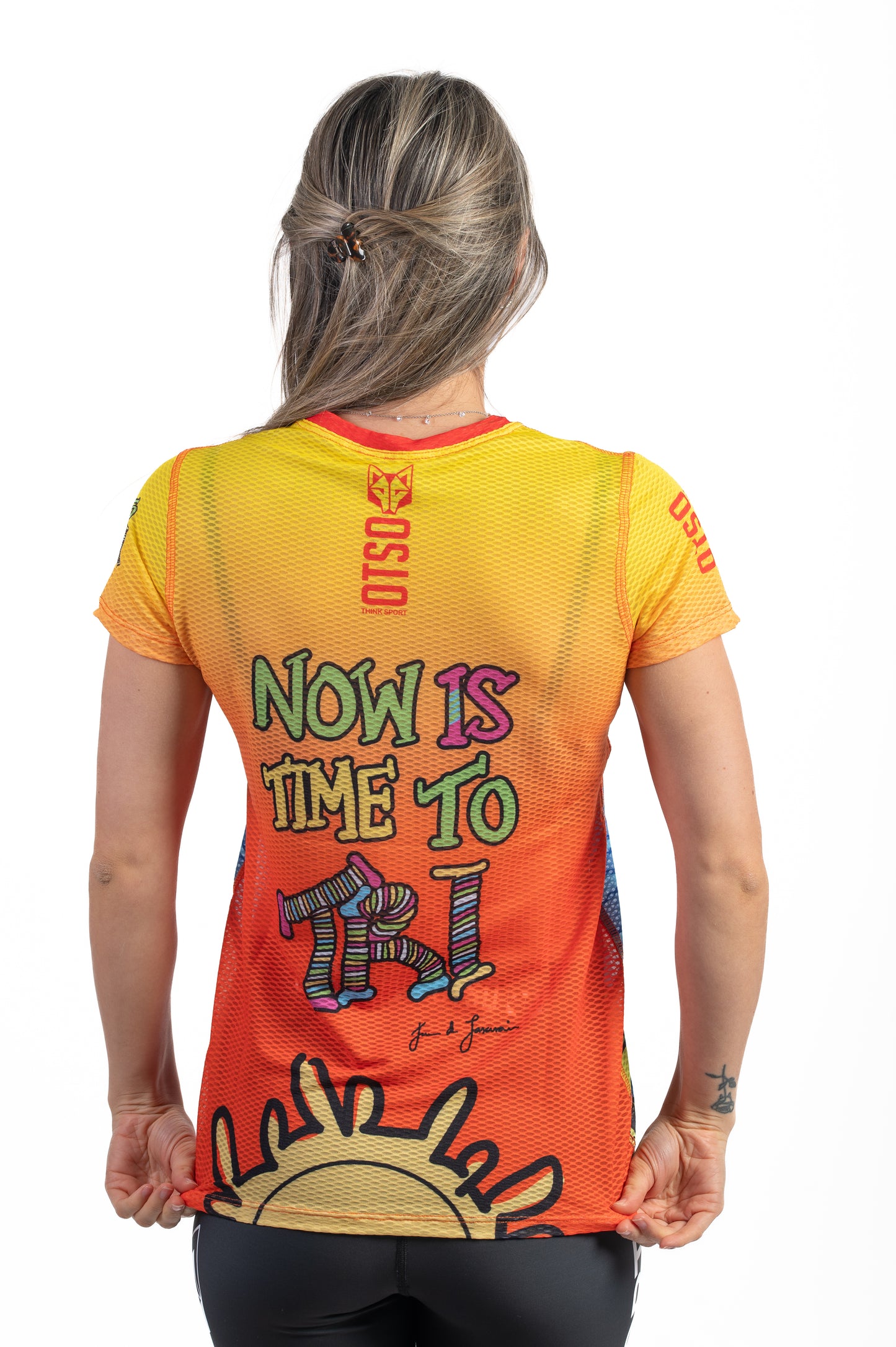 Camiseta manga corta mujer - Time to Tri Swim