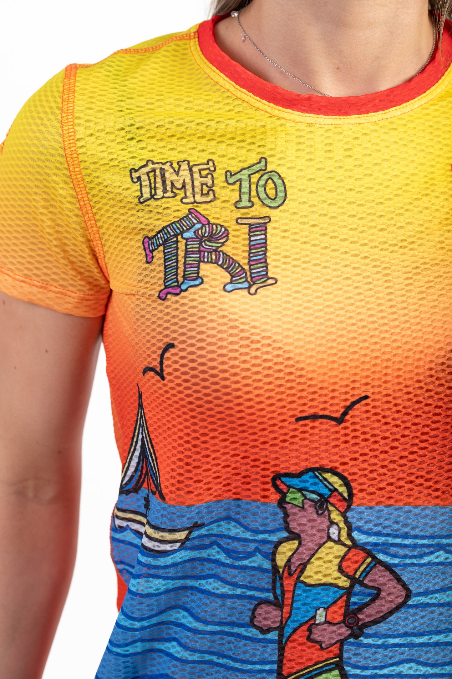Short sleeve t-shirt women - Time to Tri Run