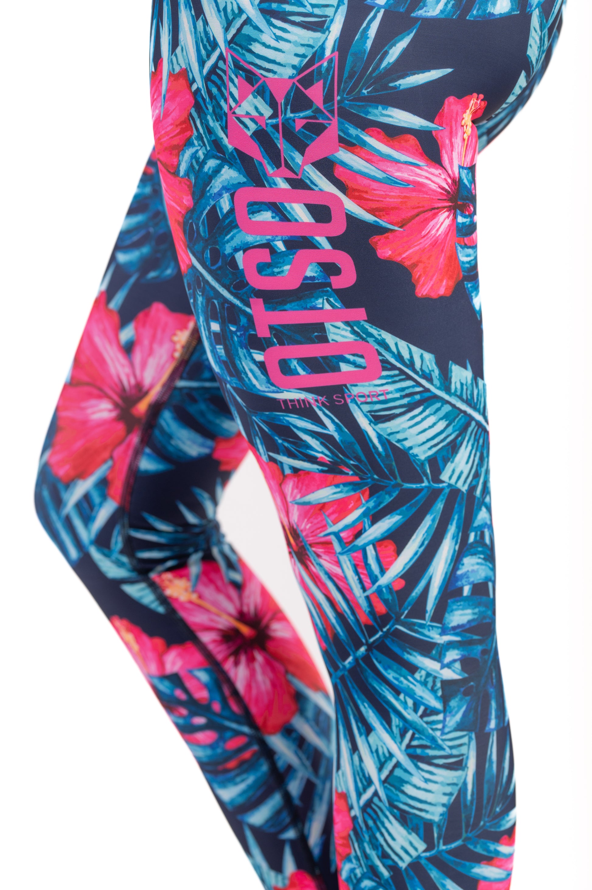 Legging Long Rose Made in France - Les Poulettes Fitness Legging Long Rose Made in France - Les Poulettes Fitness