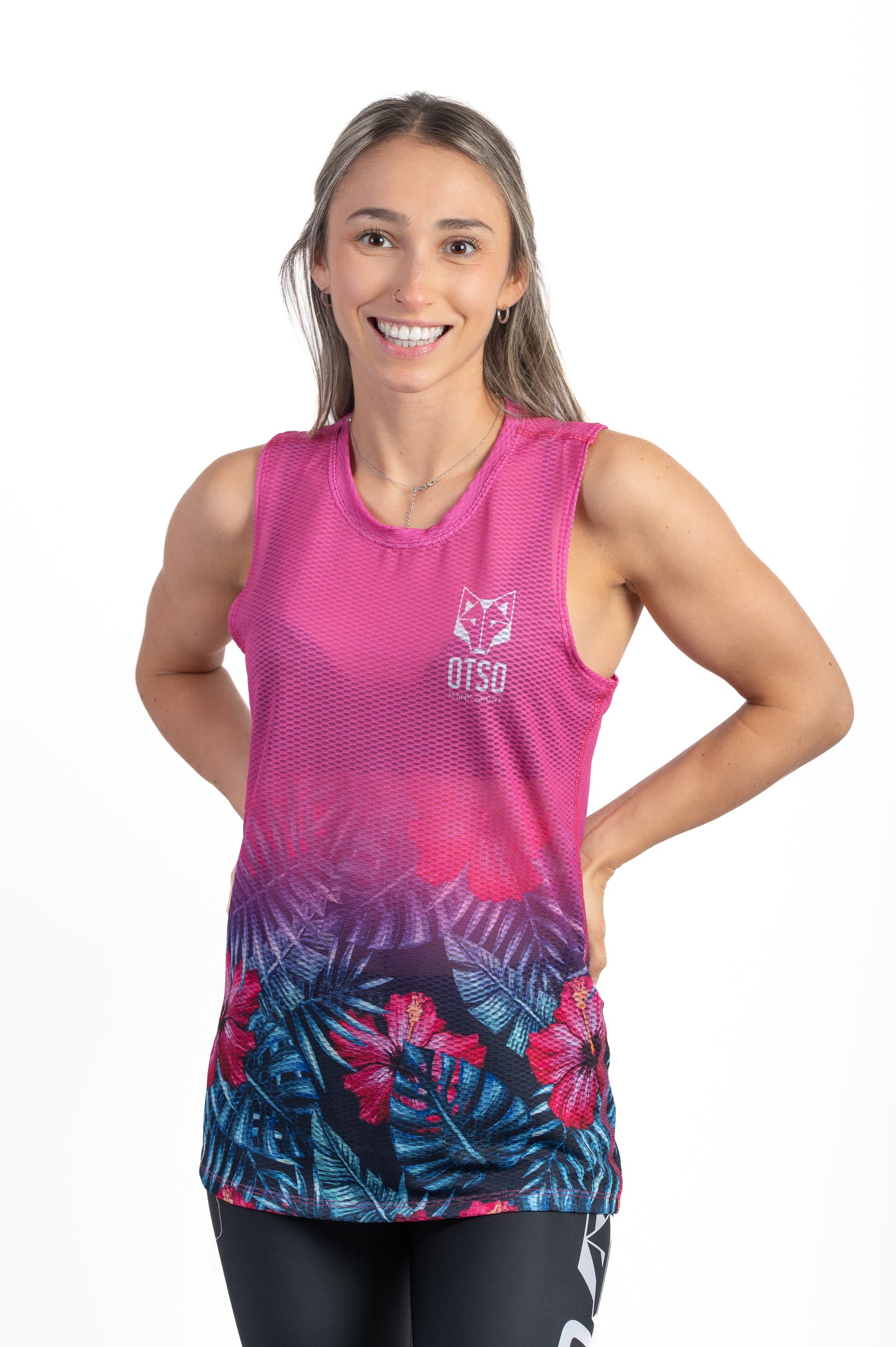 Camiseta sem mangas mulher - Tropical