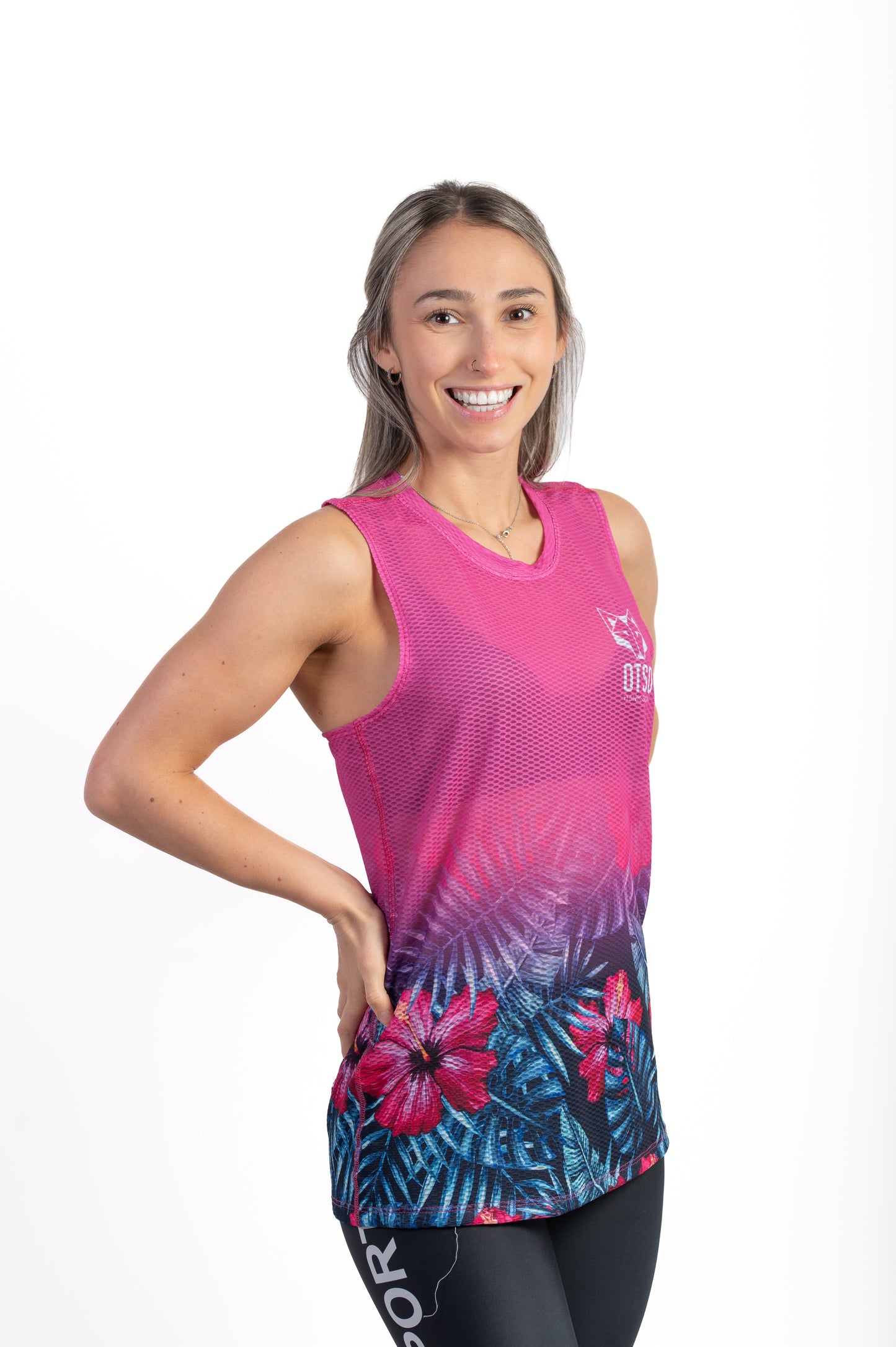 Camiseta sem mangas mulher - Tropical