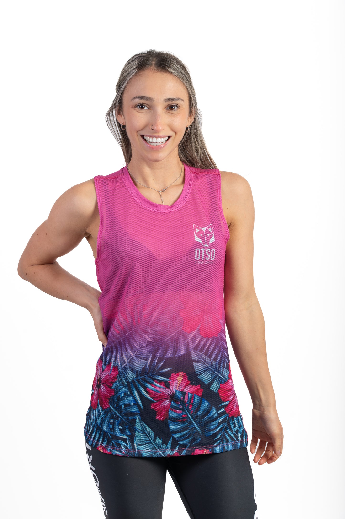 Camiseta sem mangas mulher - Tropical