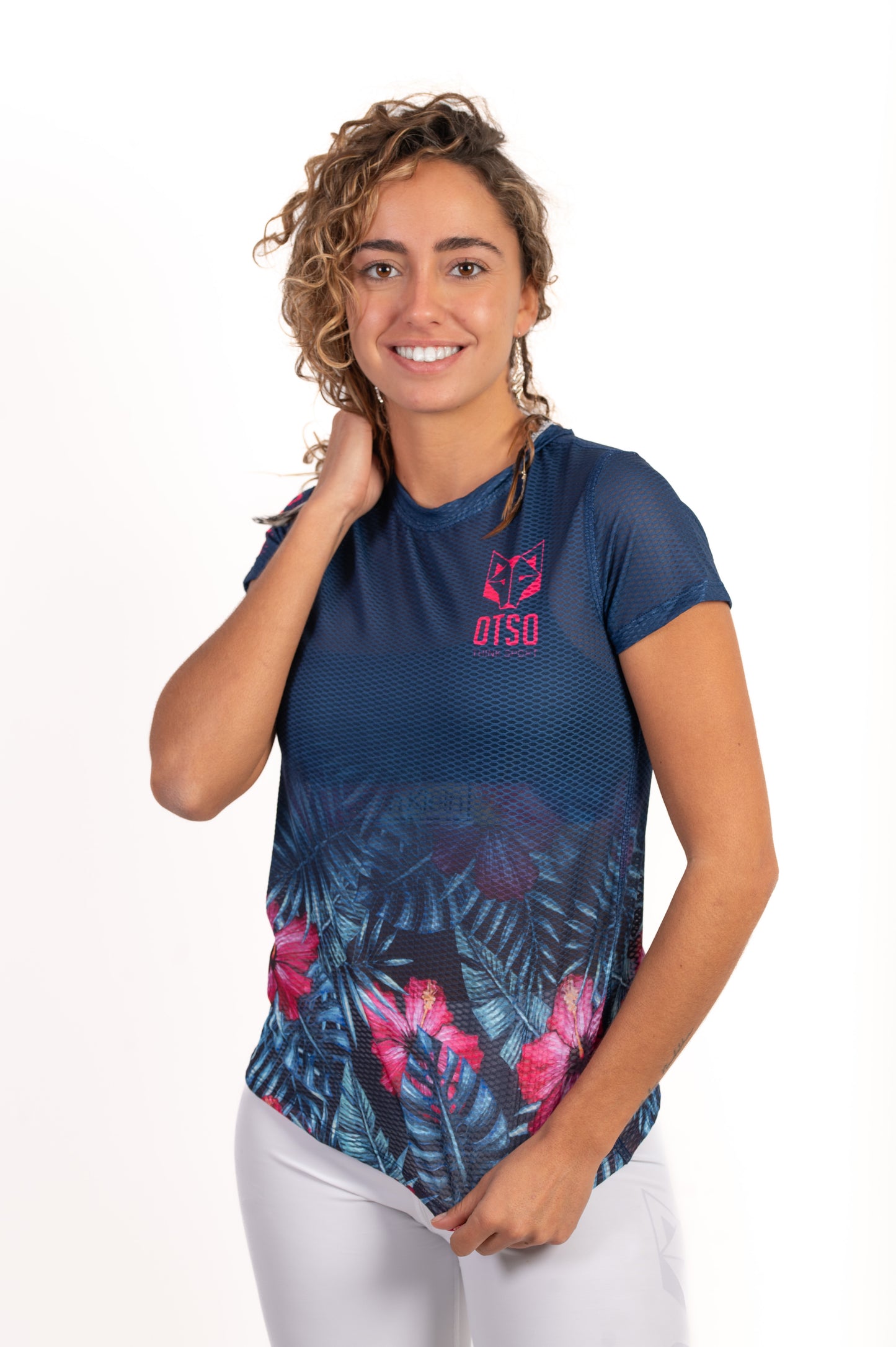 Camiseta manga corta mujer - Tropical Dark