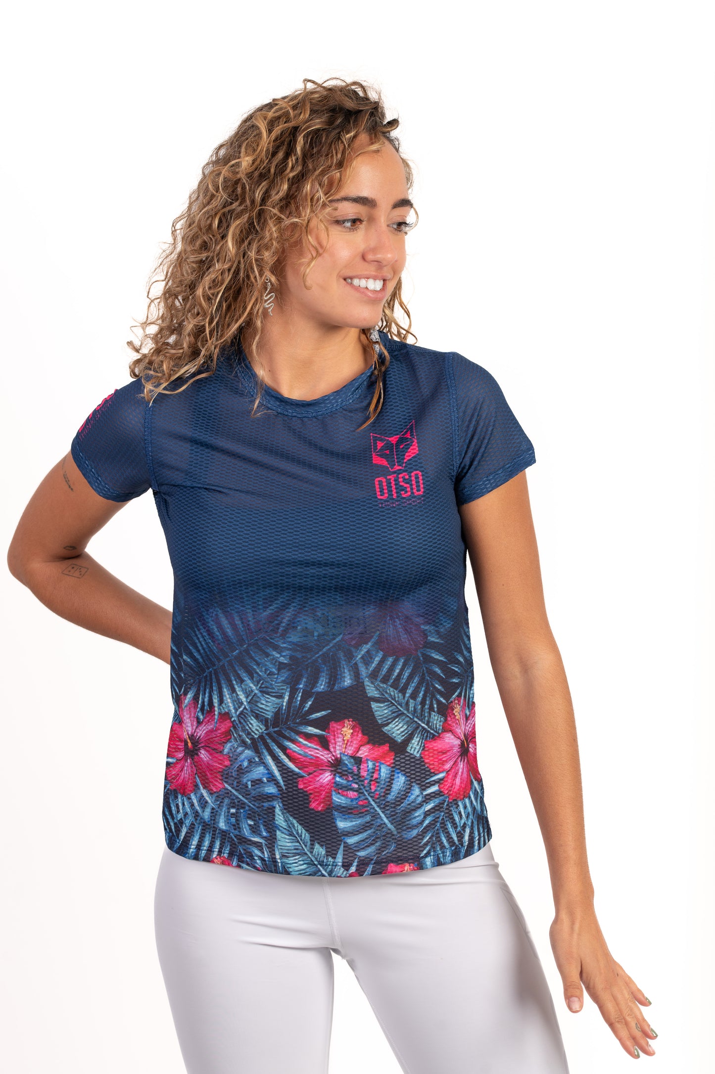 Camiseta manga corta mujer - Tropical Dark