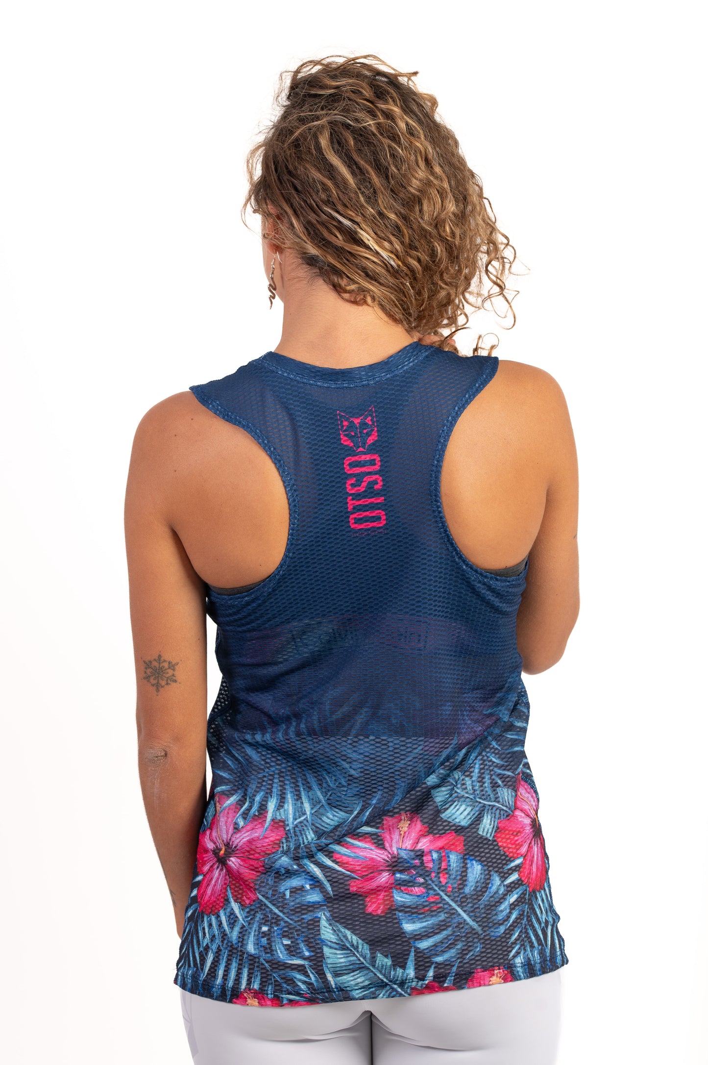 Camiseta sem mangas mulher - Tropical Dark