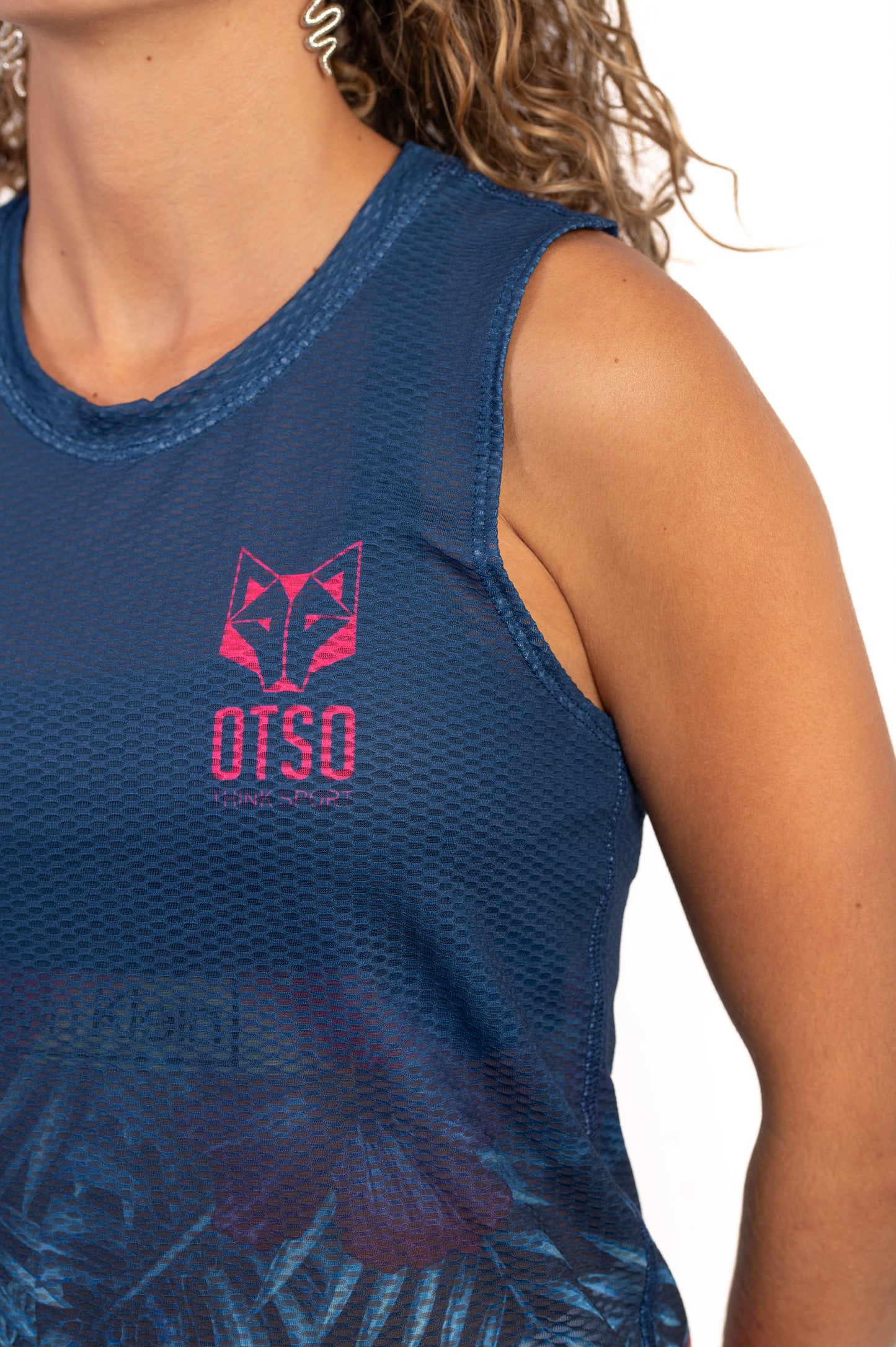 Camiseta sem mangas mulher - Tropical Dark