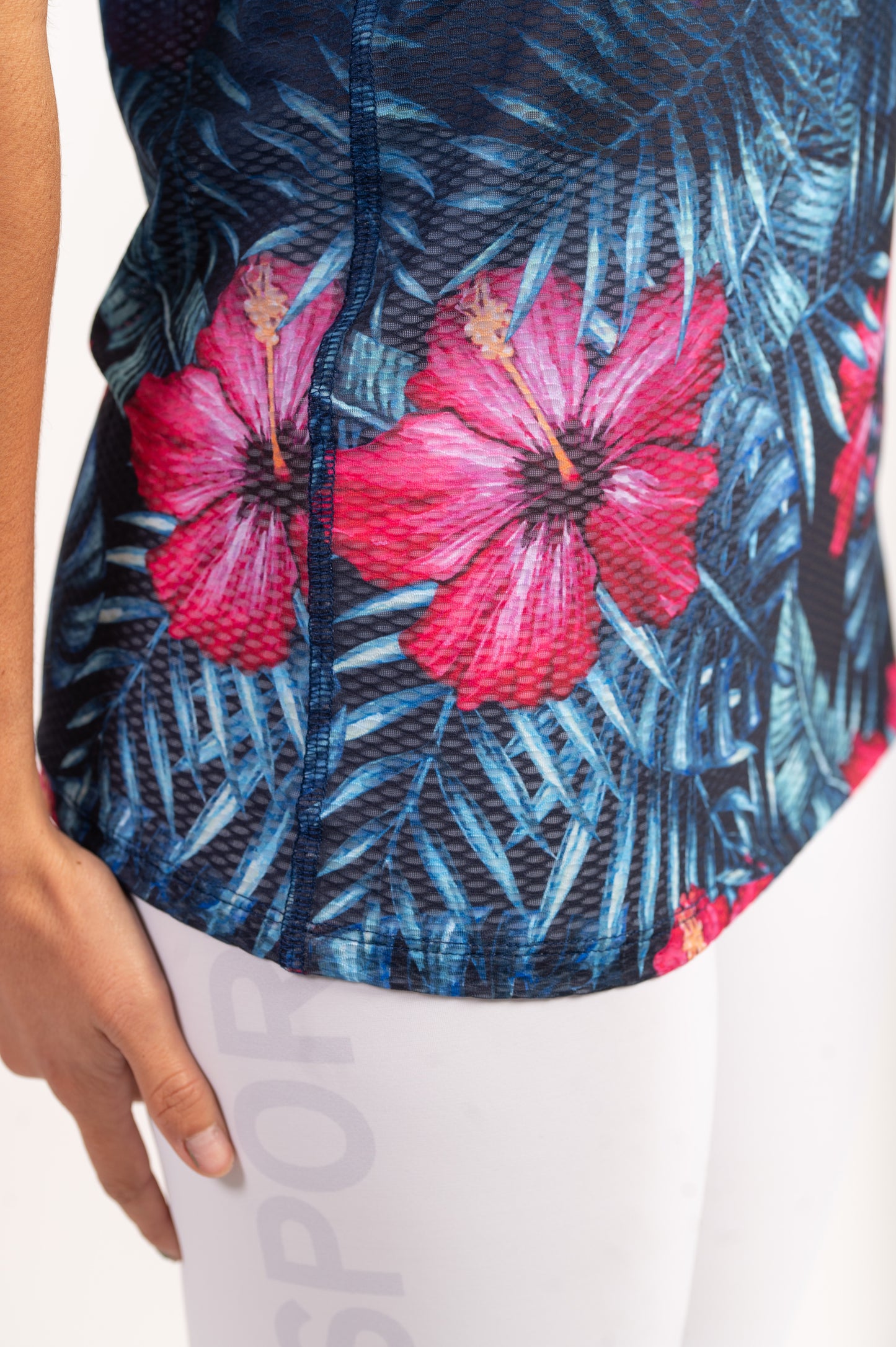 Camiseta sem mangas mulher - Tropical Dark