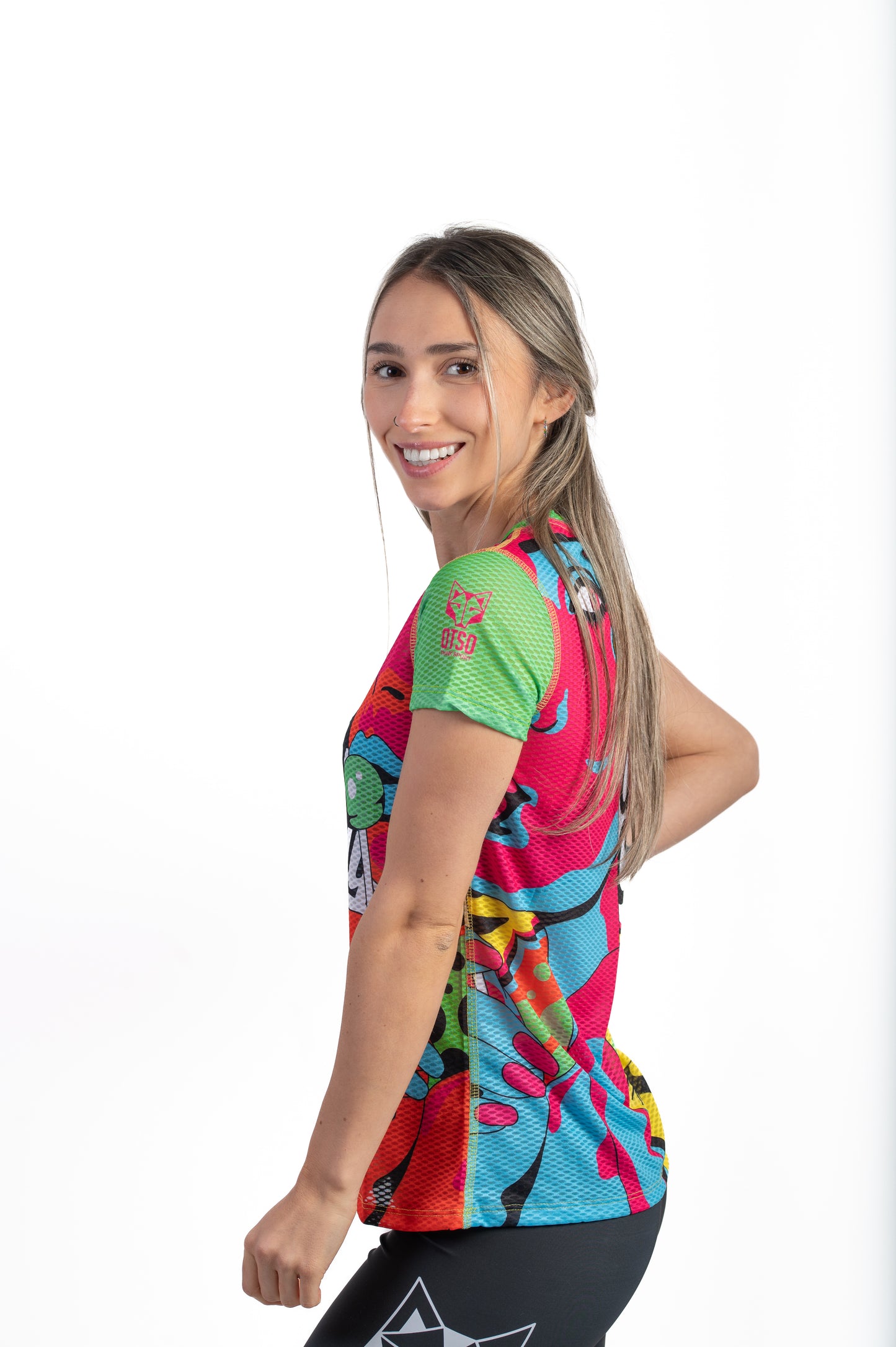 Camiseta de manga curta para mulher - Chupa Chups Warhool