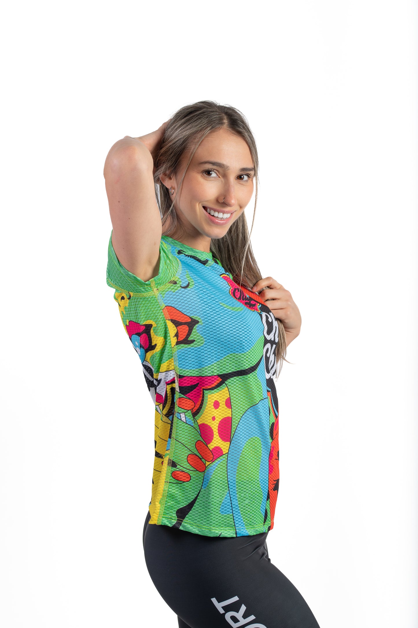 Camiseta de manga curta para mulher - Chupa Chups Warhool