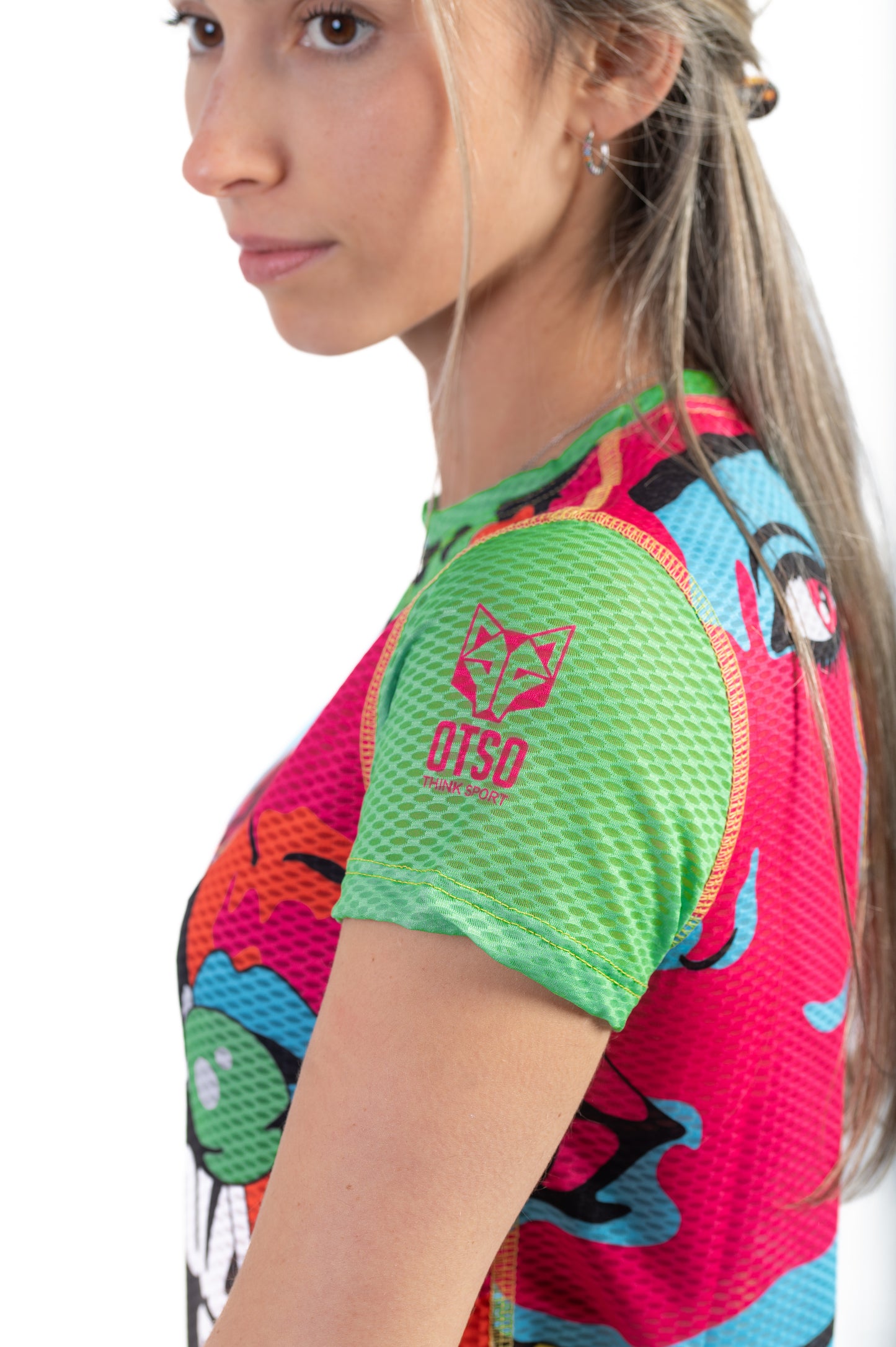 Camiseta de manga curta para mulher - Chupa Chups Warhool