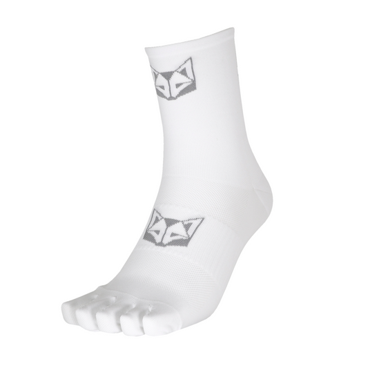 5-toe Socks - Full White