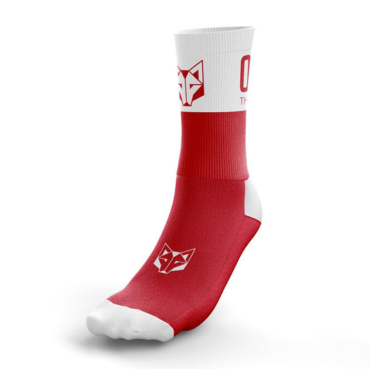 Calcetines Multisport Medium Cut - Red & White (Outlet)
