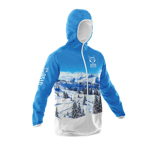 Unisex Running Jacket - Snow Forest