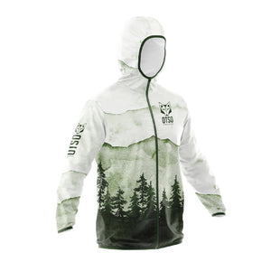 Unisex Running Jacket - Green Forest