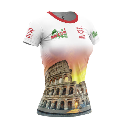 T-shirt manches courtes femme - Run Roma (Outlet)