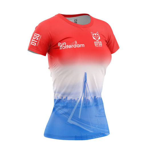 T-shirt manches courtes femme - Run Rotterdam (Outlet)