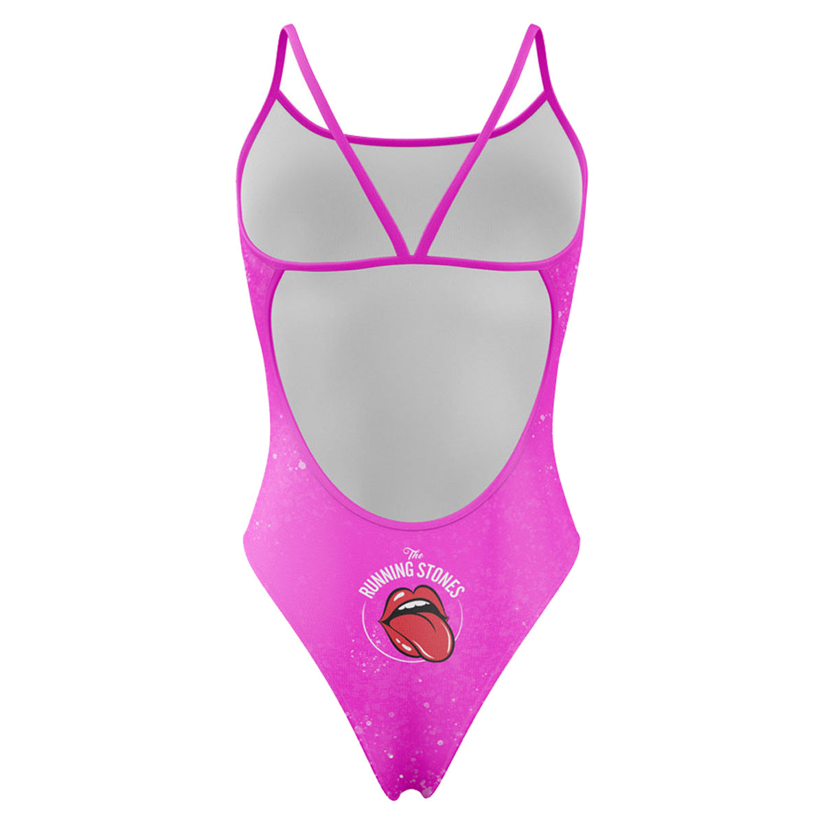Women's swimsuit - Running Stones Pink
