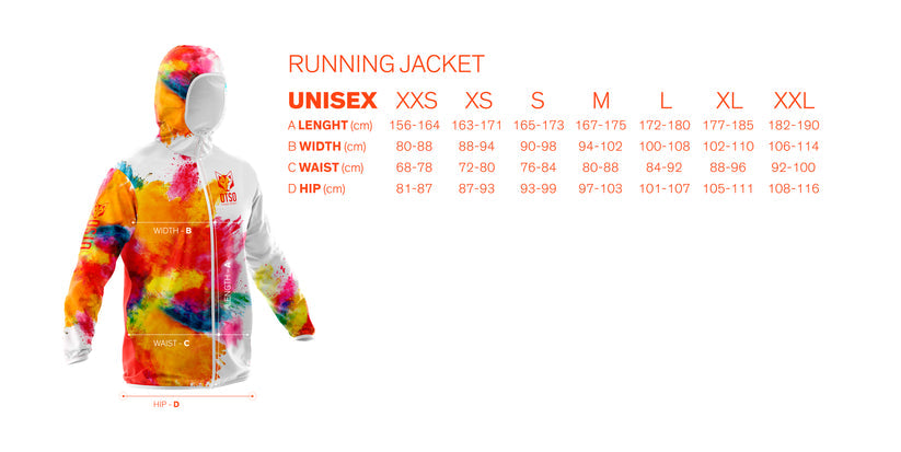 Unisex Running Jacket - Snow Forest