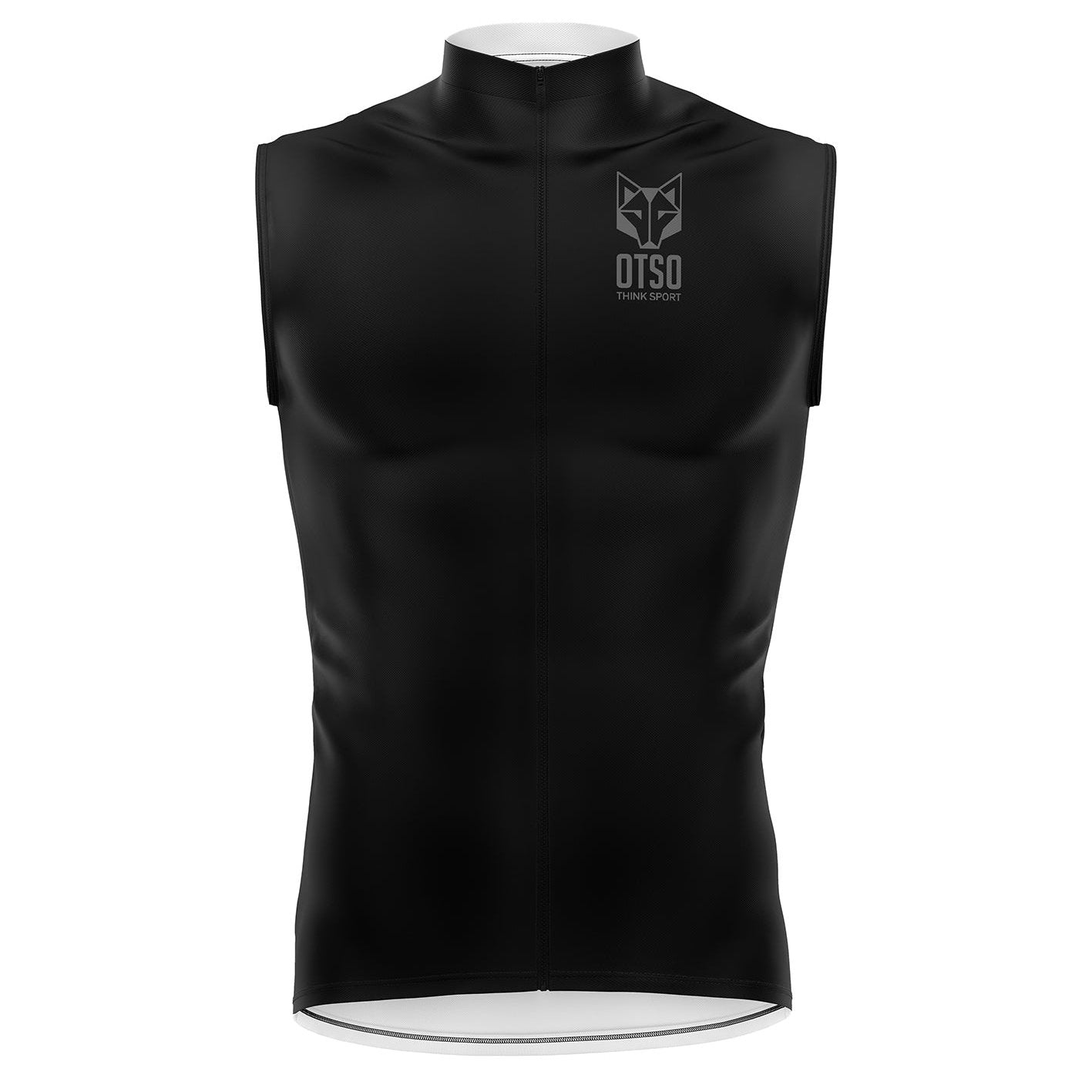 Armilla de running unisex - Negre