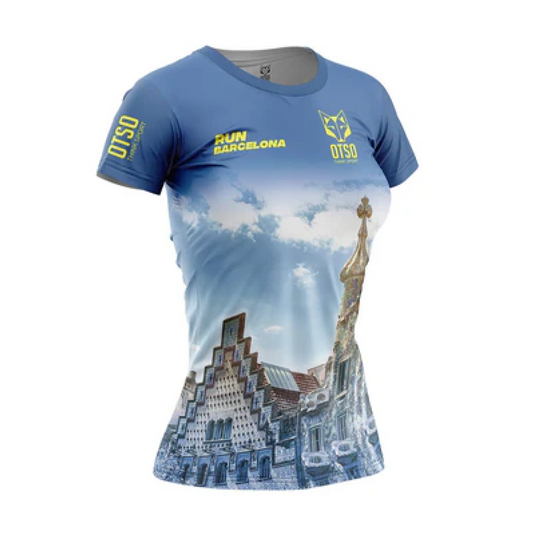 Camiseta feminina manga curta - Run Barcelona 2023 (Outlet)