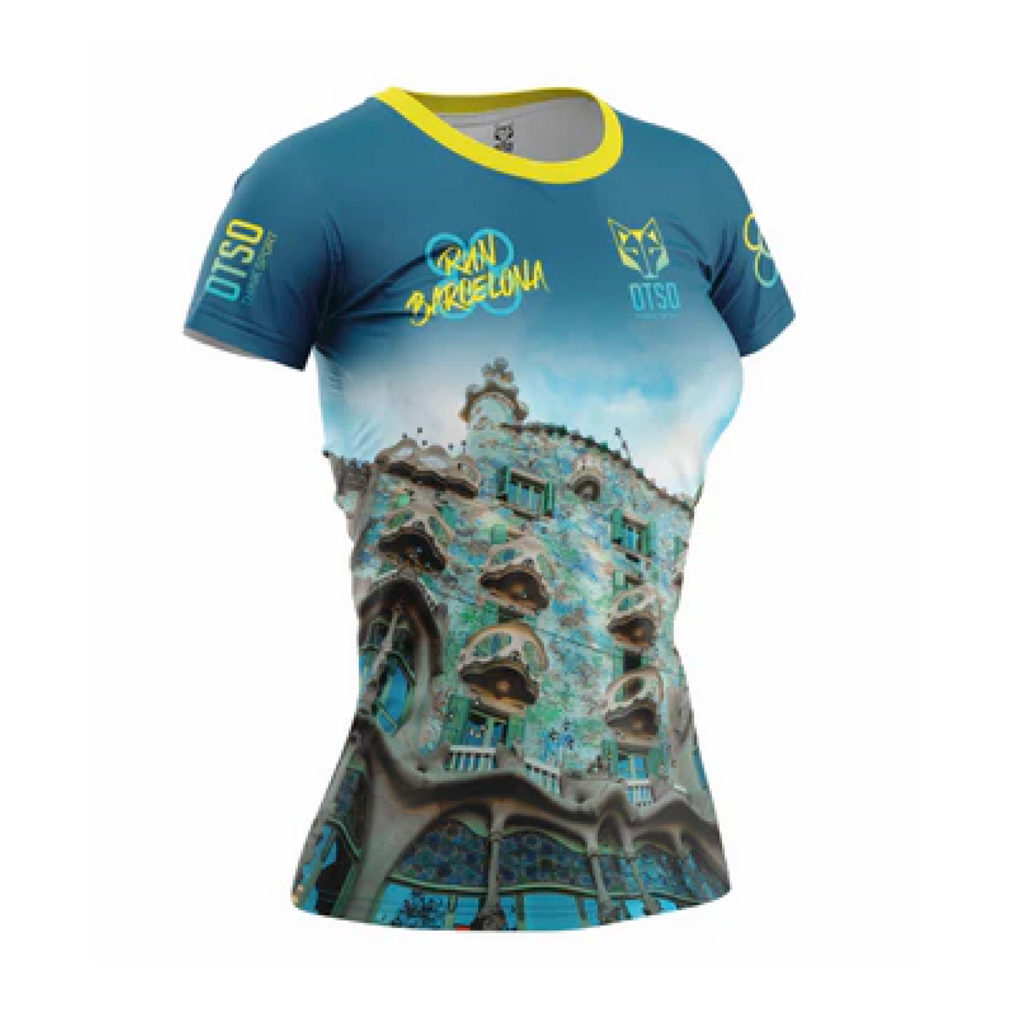 Camiseta manga corta mujer - Run Barcelona 2024 (Outlet)