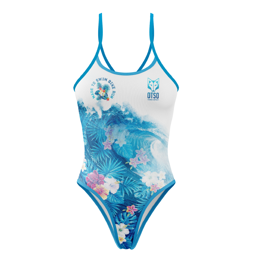 Maillot de bain femme - Swim Bike Run Wave