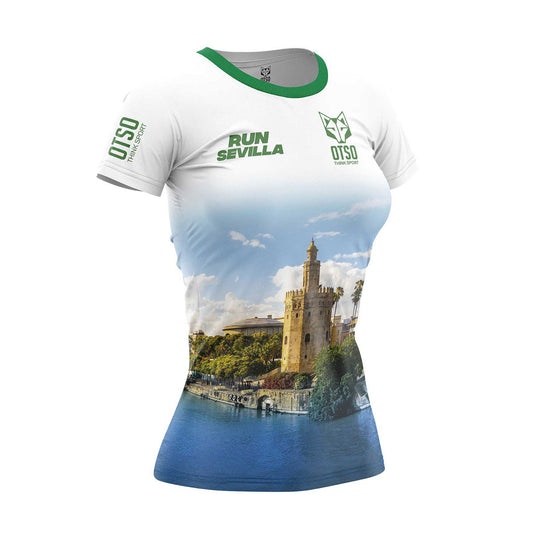 Camiseta manga corta mujer - Run Sevilla (Outlet)